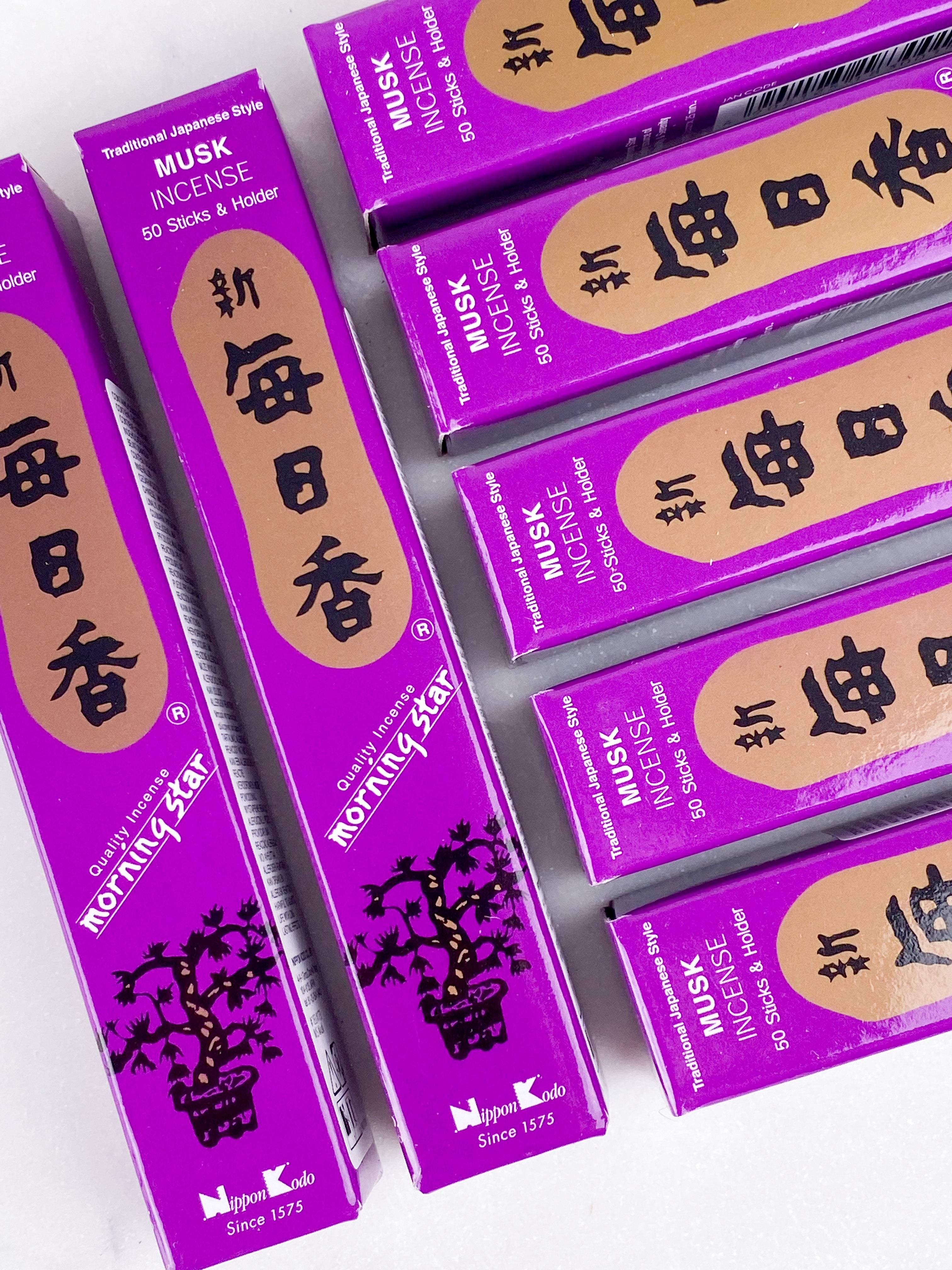 Japansk rökelse - Musk - rökelse pinnar
