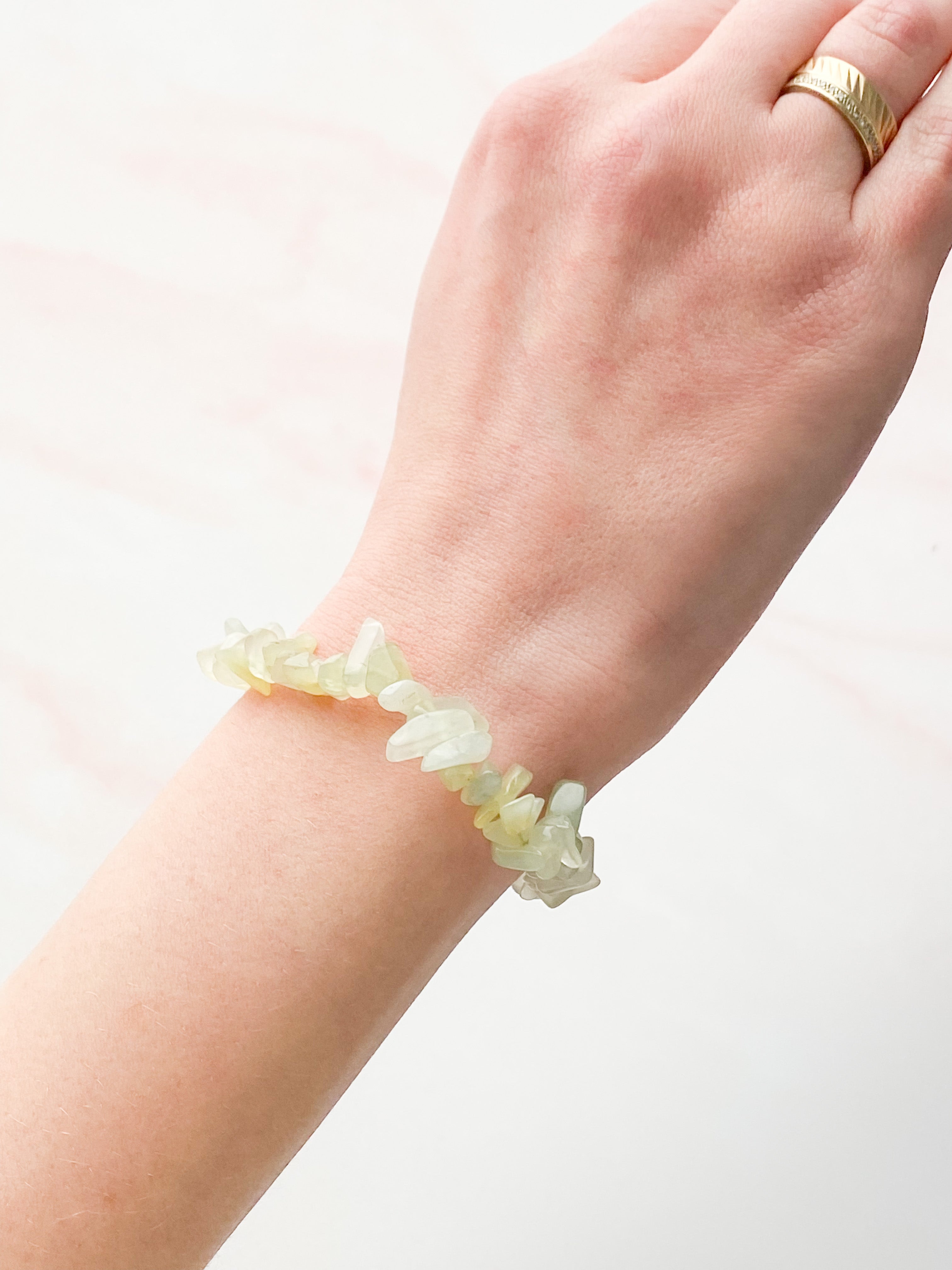 Jade Chip Armband
