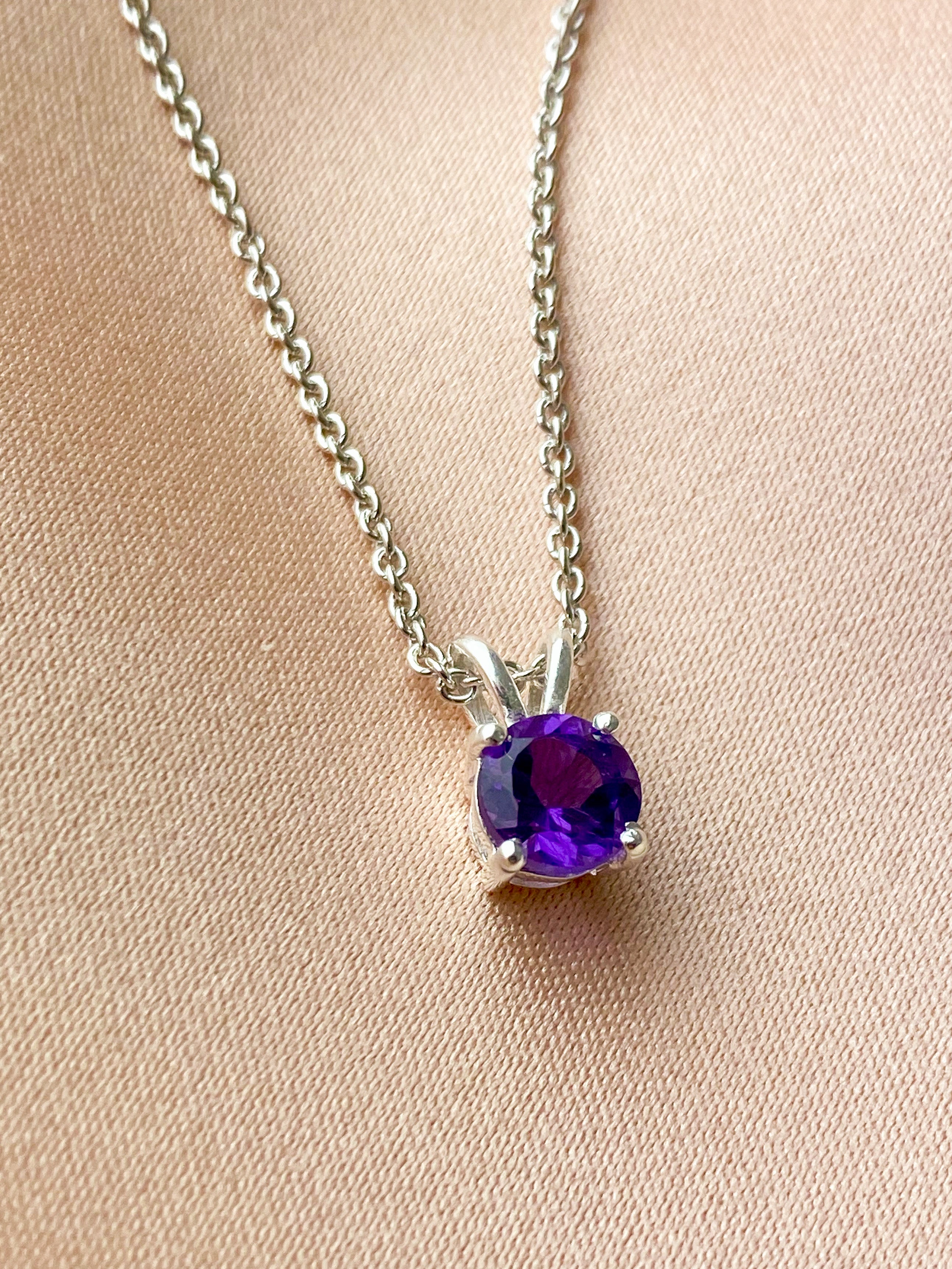 Ametyst - Klassisk - Silver