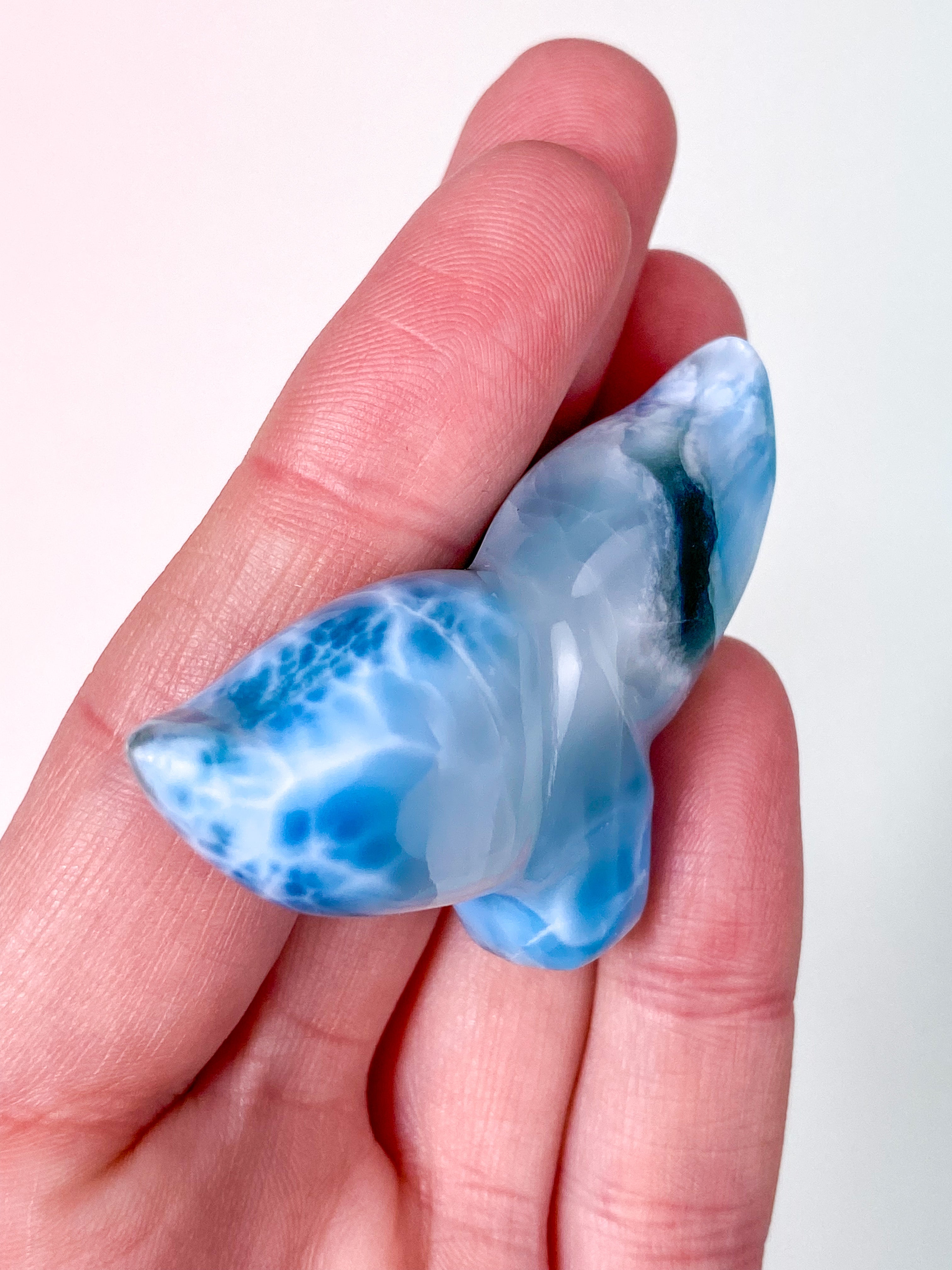 Larimar Whale Tail (nr 7) Exklusiv kvalitet