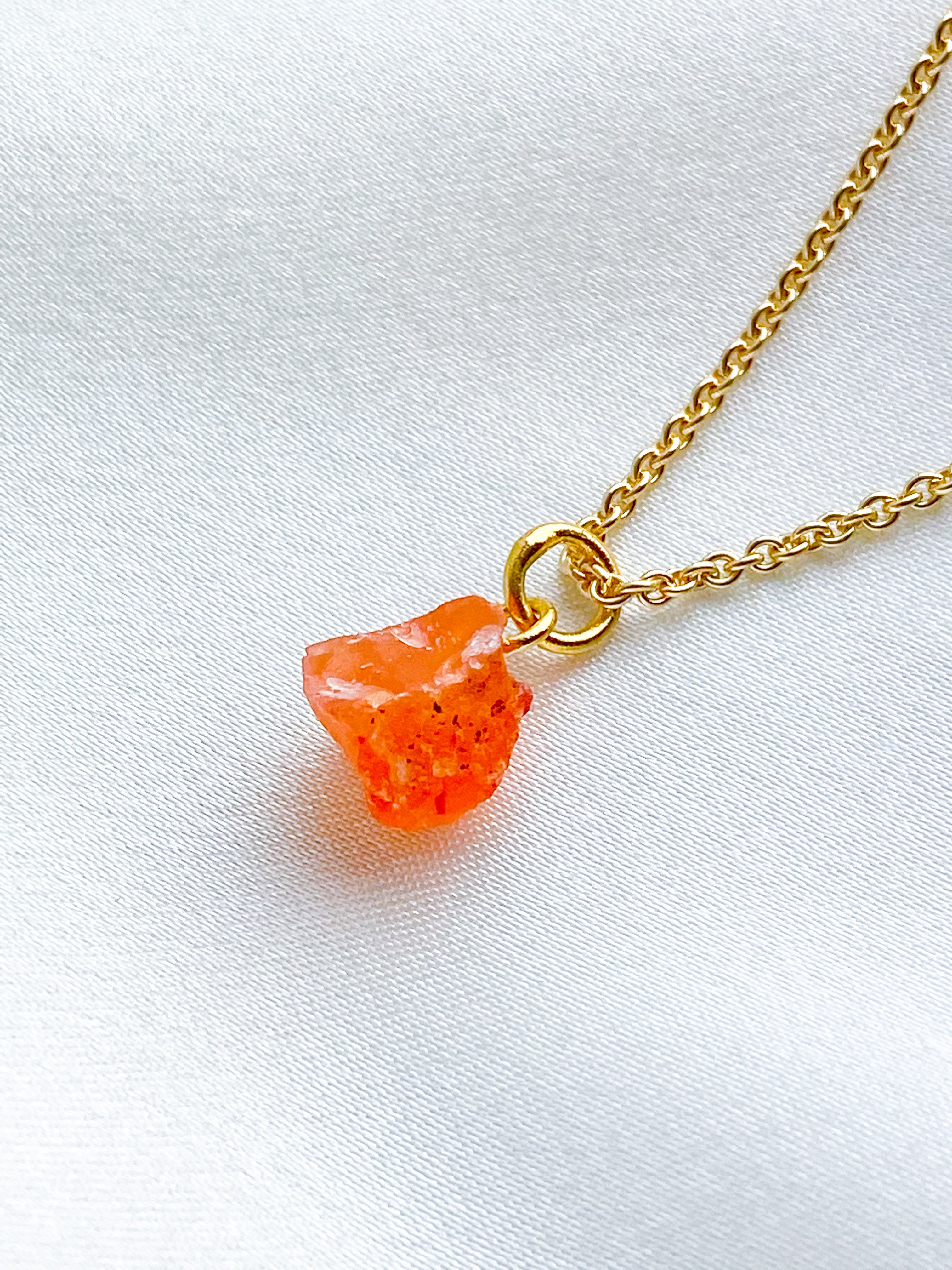 Akvamarin - Petite Heart - Guld