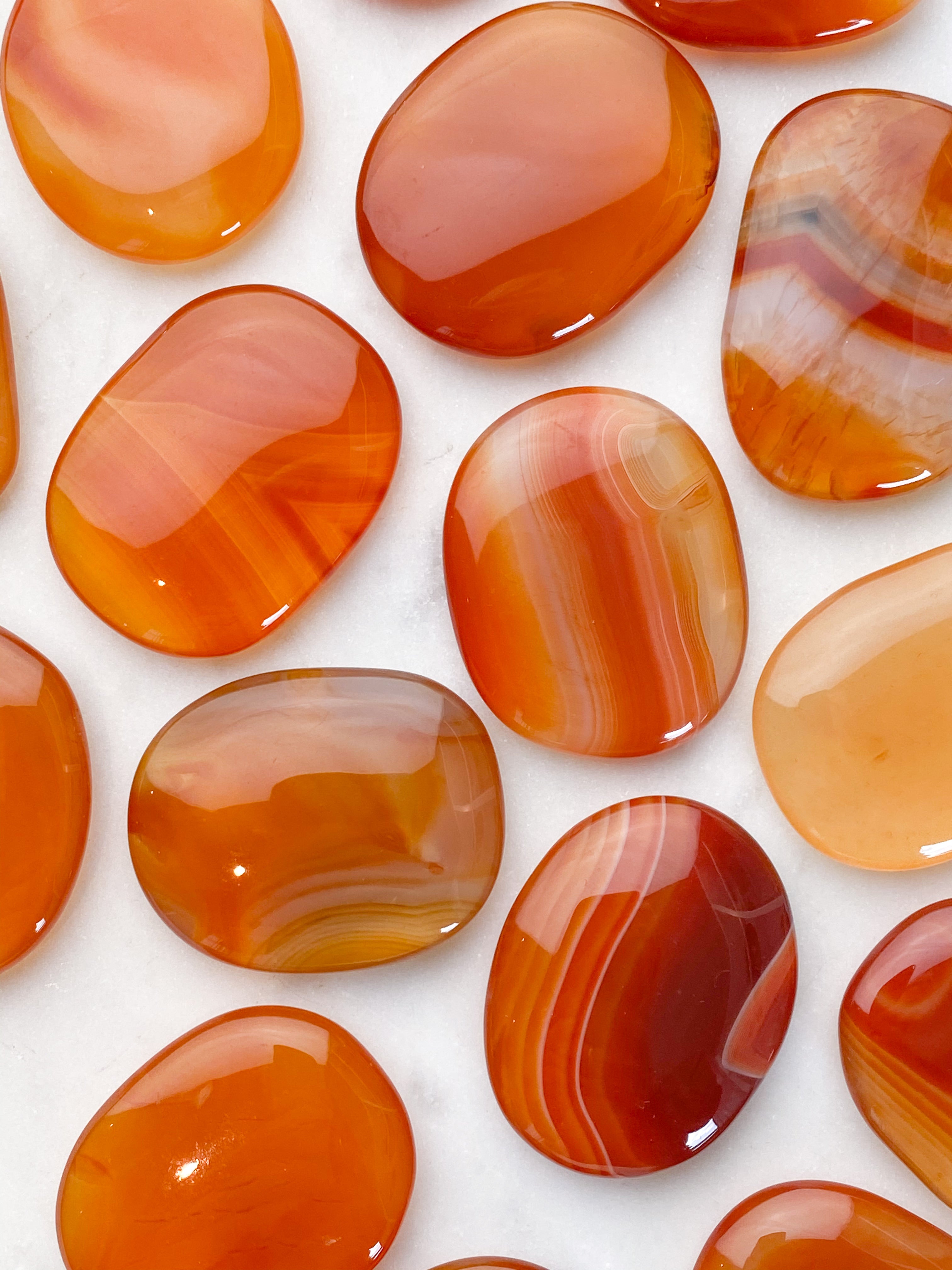 Karneol Pocket Stone (stor)