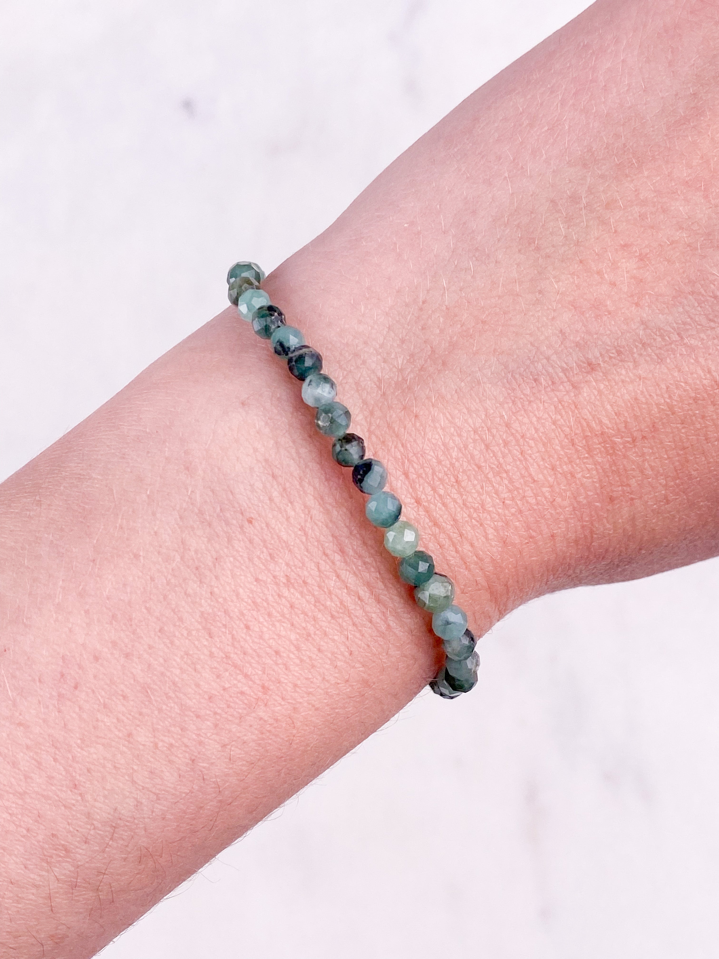 Smaragd Armband (Fasett)