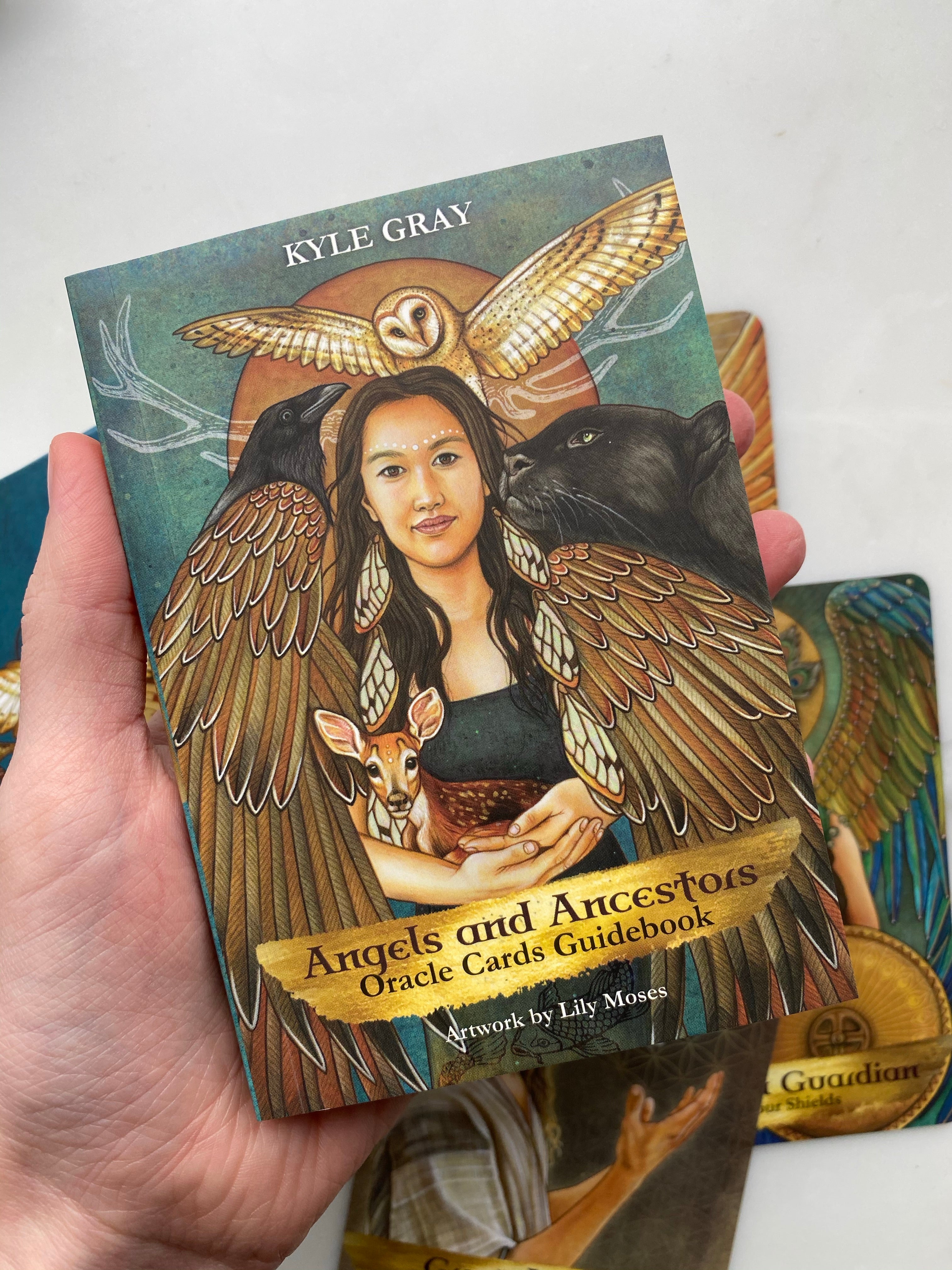 Änglar och förfader Oracle Card av Kyle Gray