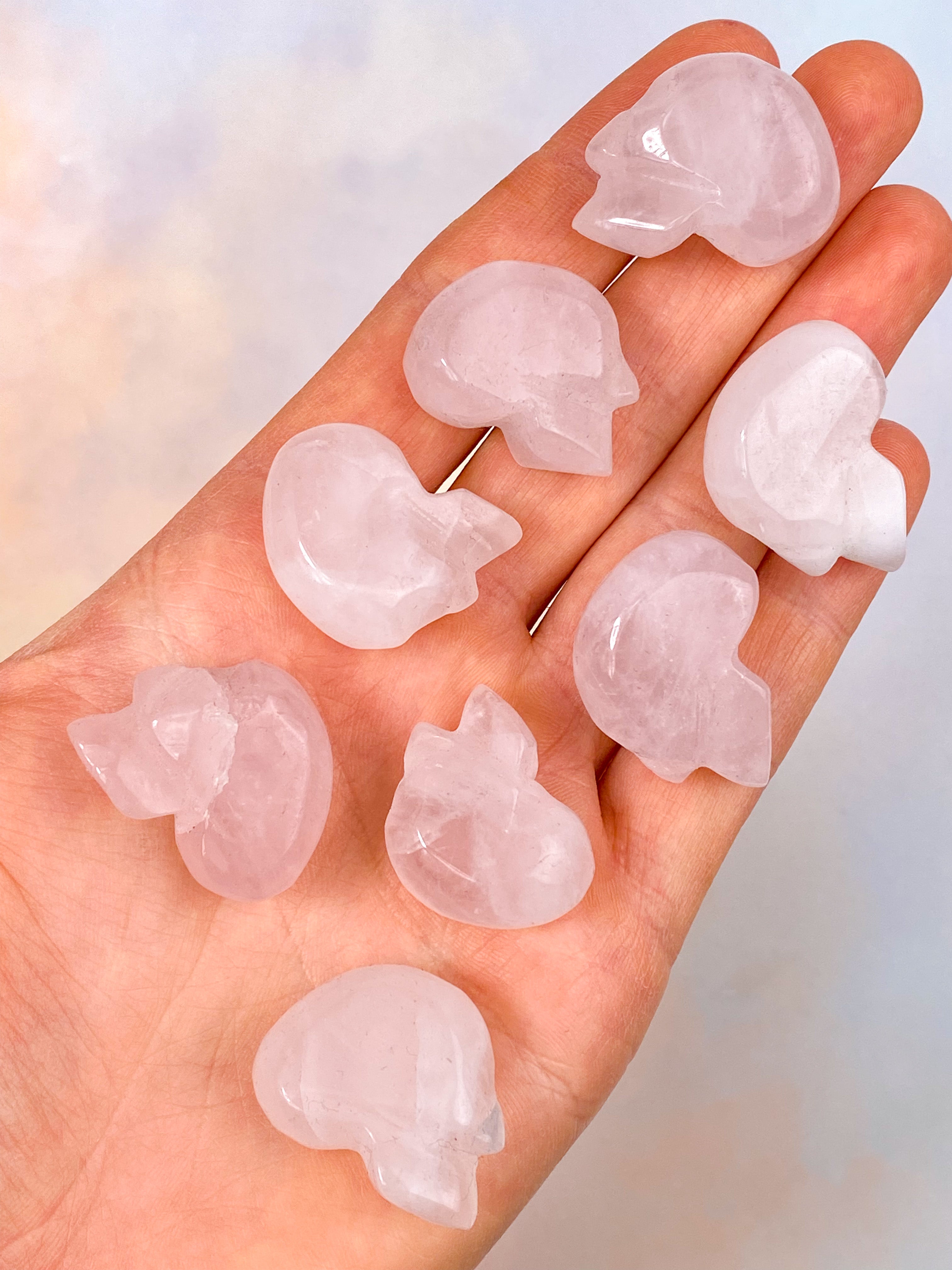 Rosakvarts Kranie / Skull (No 1)