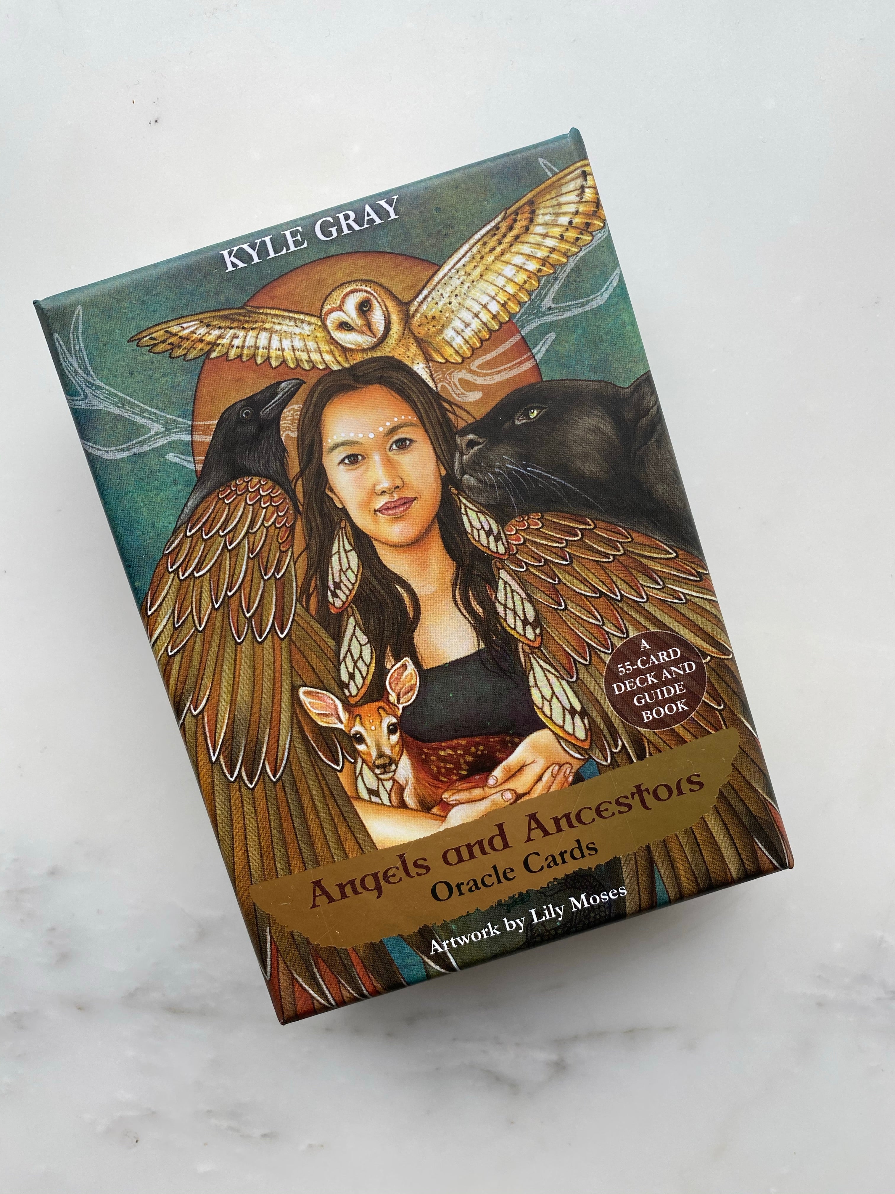 Änglar och förfader Oracle Card av Kyle Gray