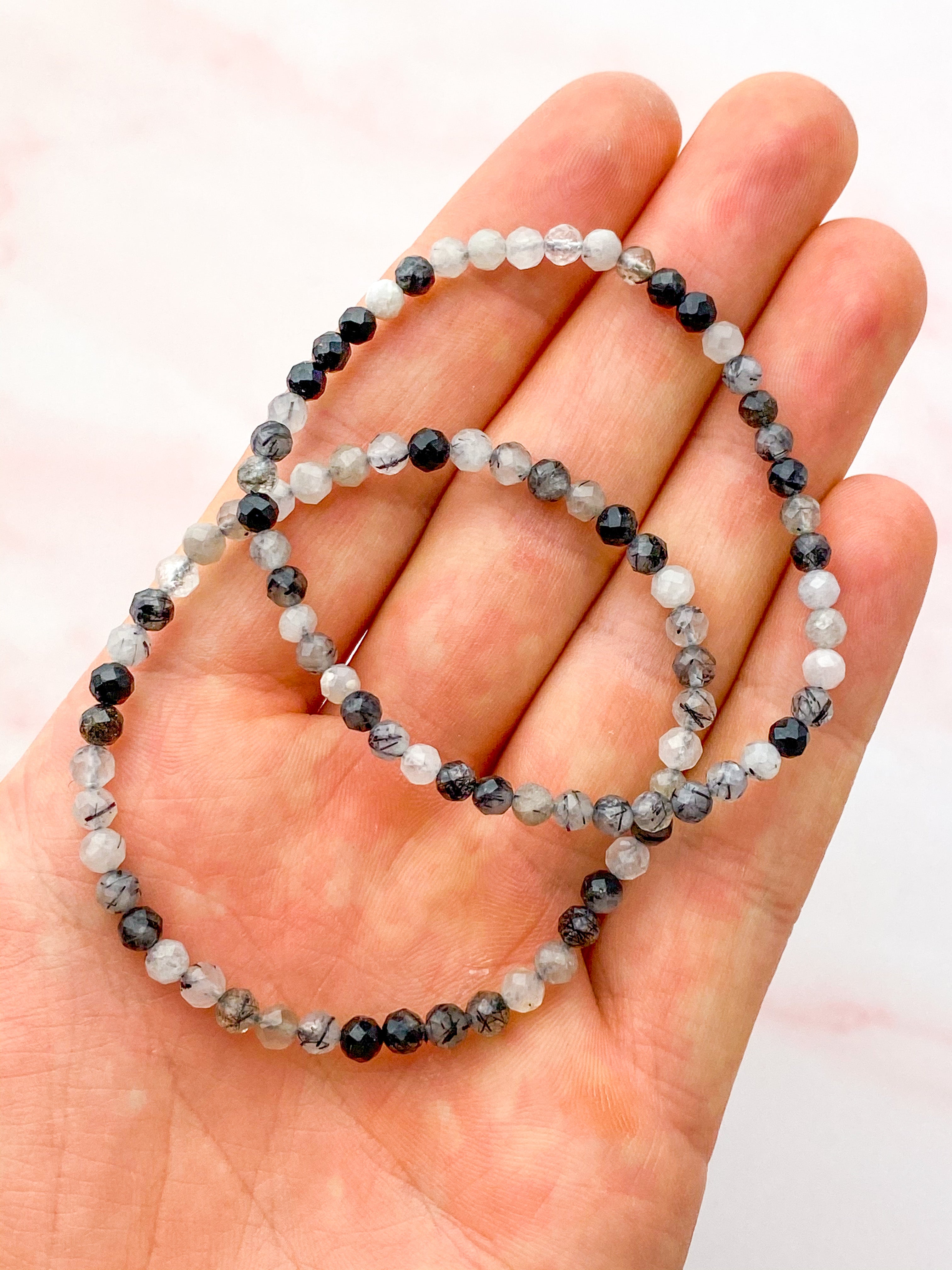 Turmalin Quartz Armband (FACET)