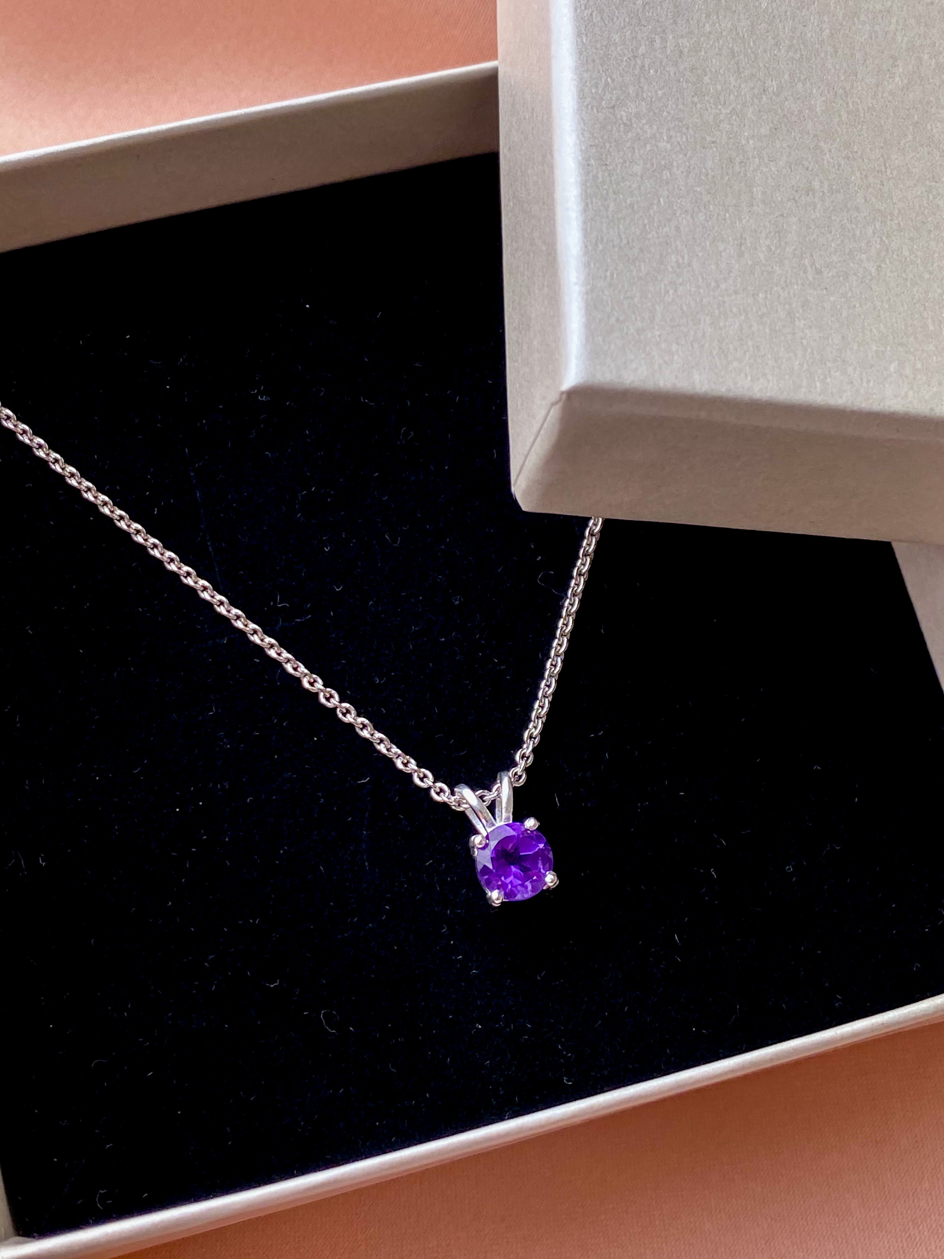 Ametyst - Klassisk - Silver