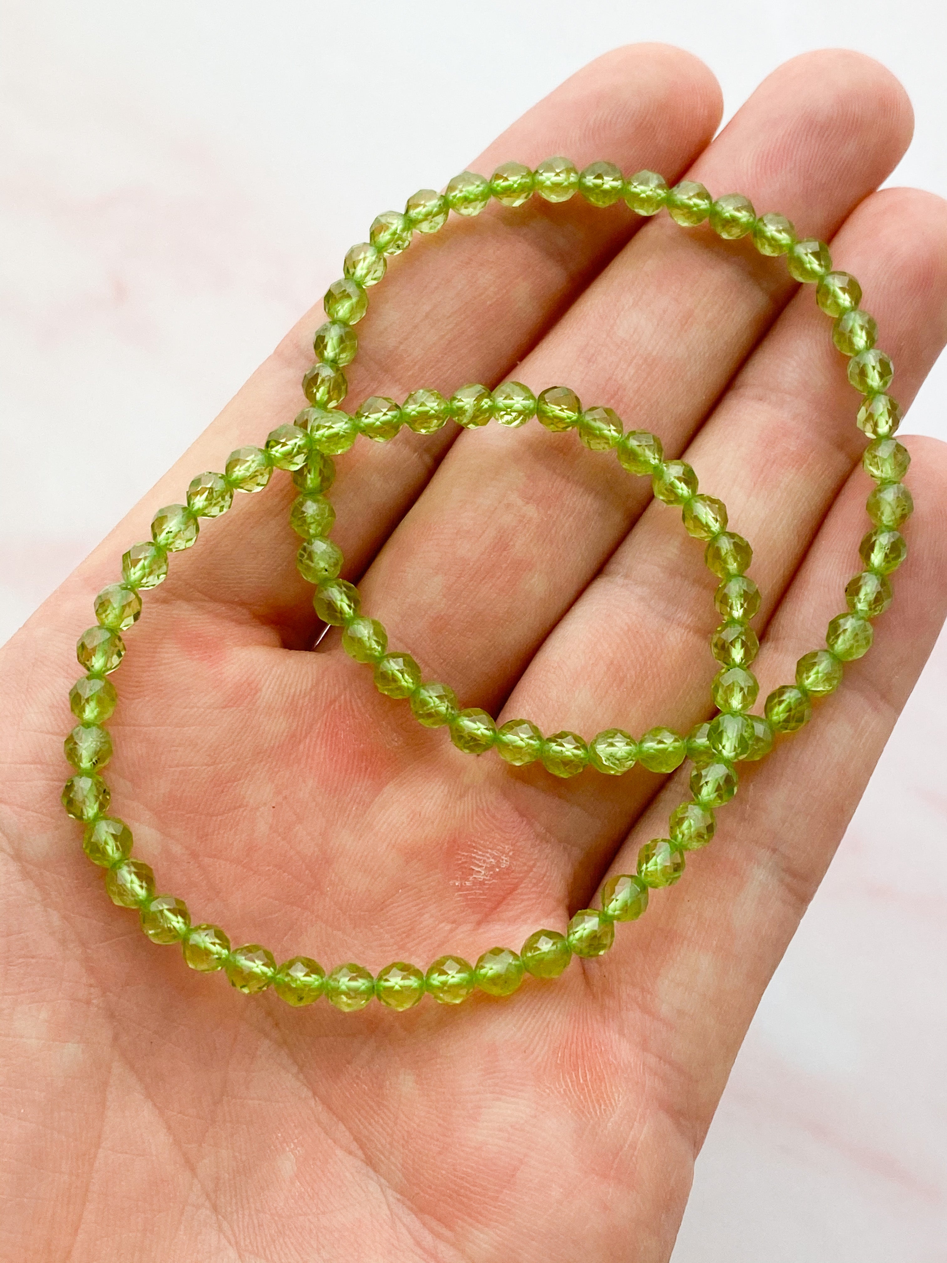 Peridot armband (fasett)