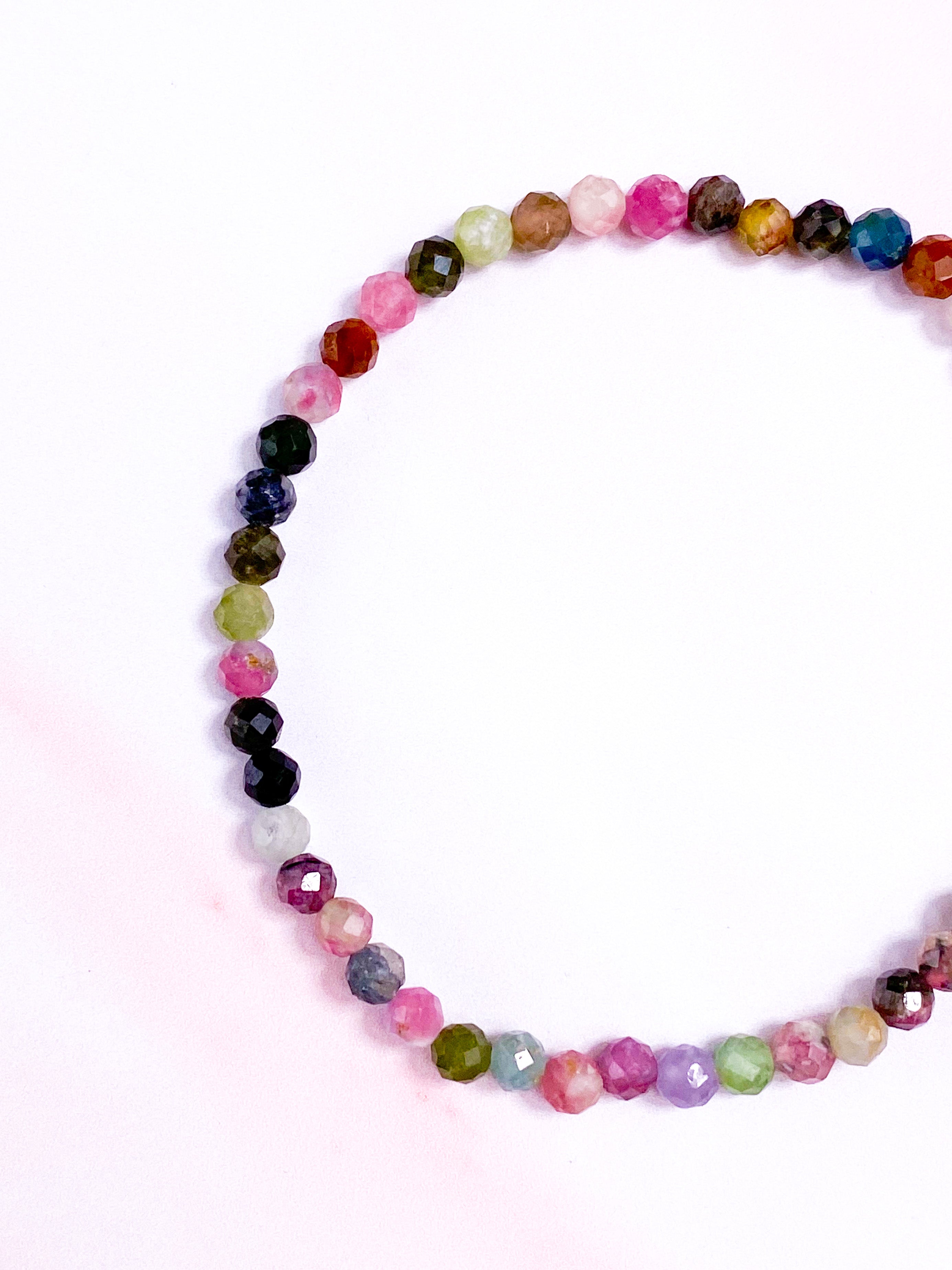 Rosa Turmalin Armband (FACET)