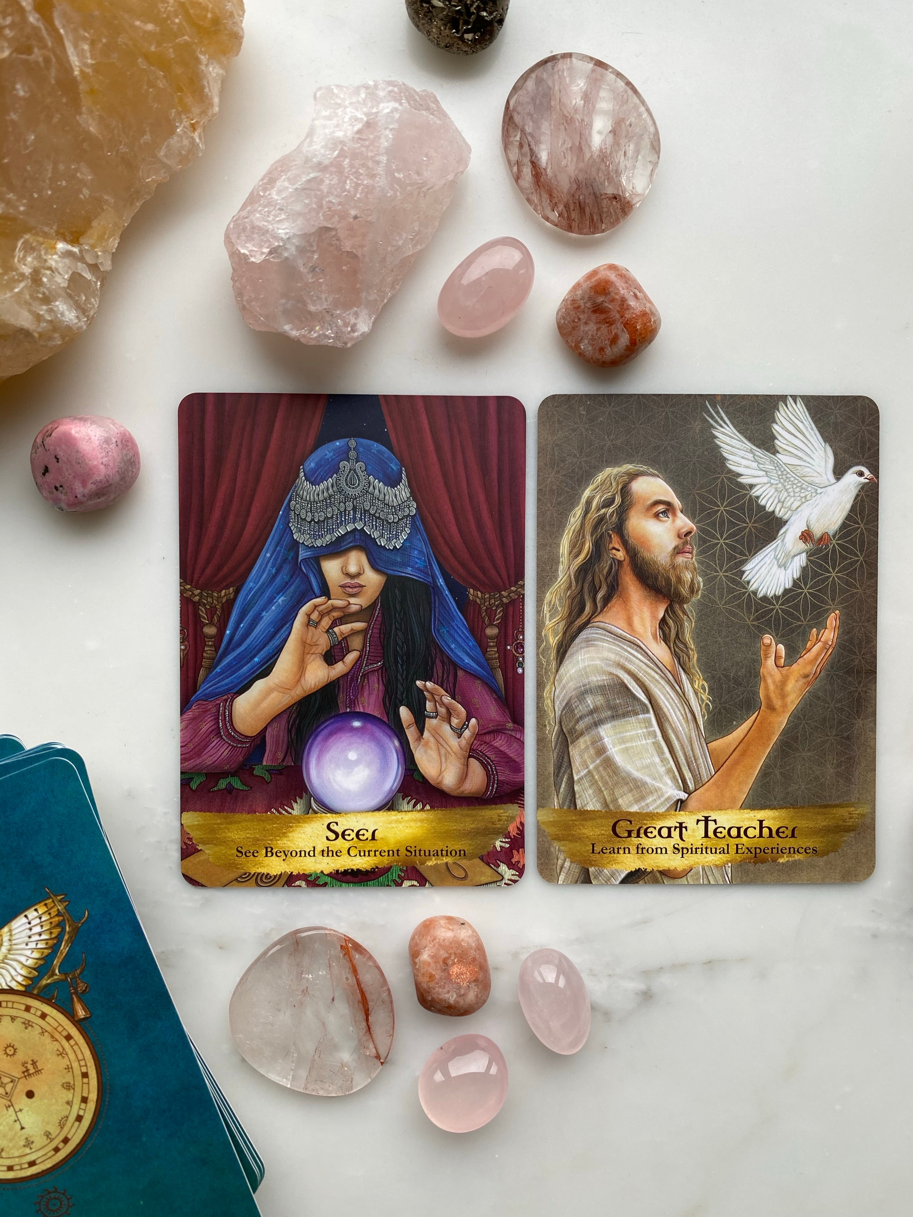 Änglar och förfader Oracle Card av Kyle Gray