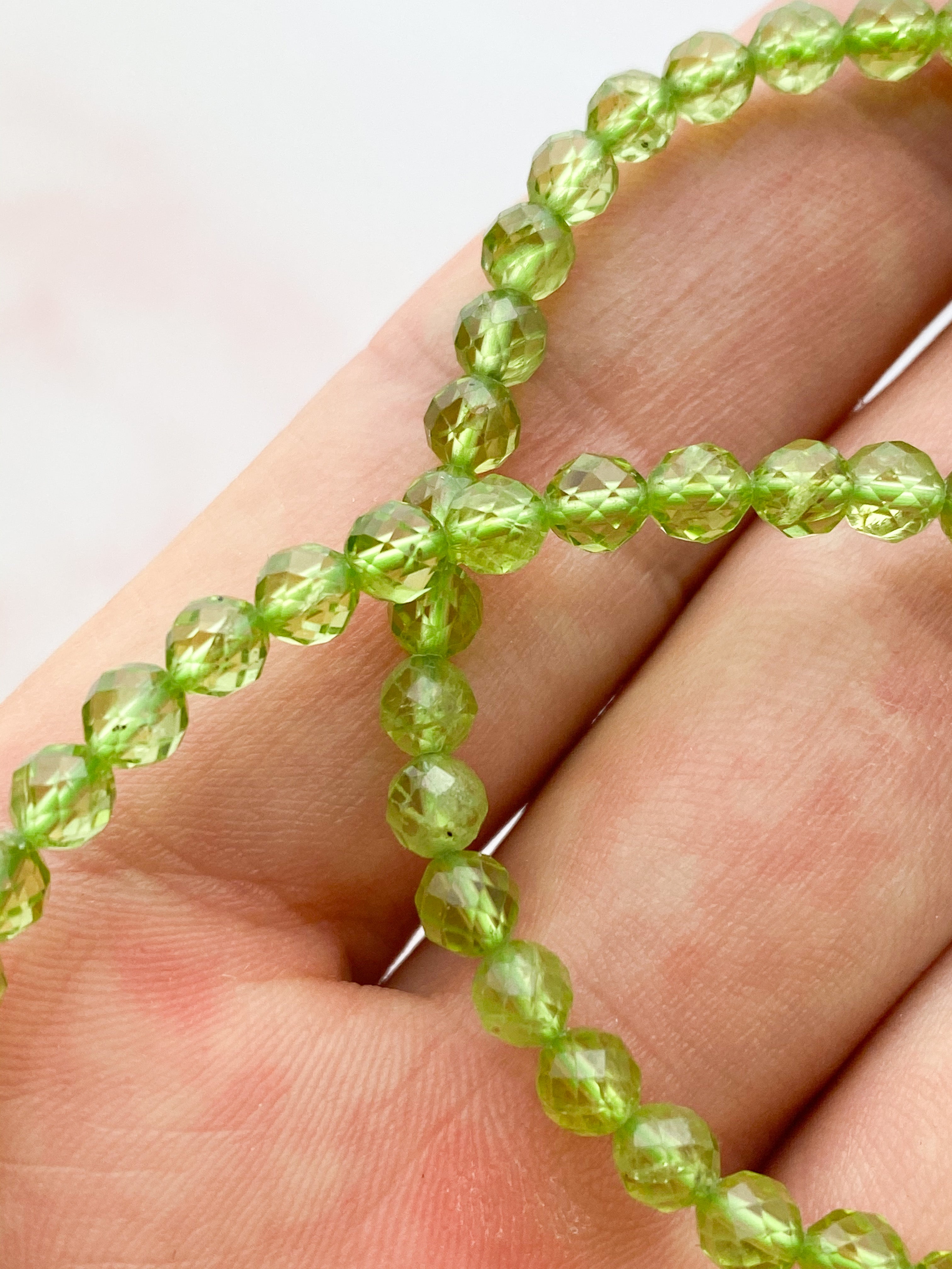 Peridot armband (fasett)
