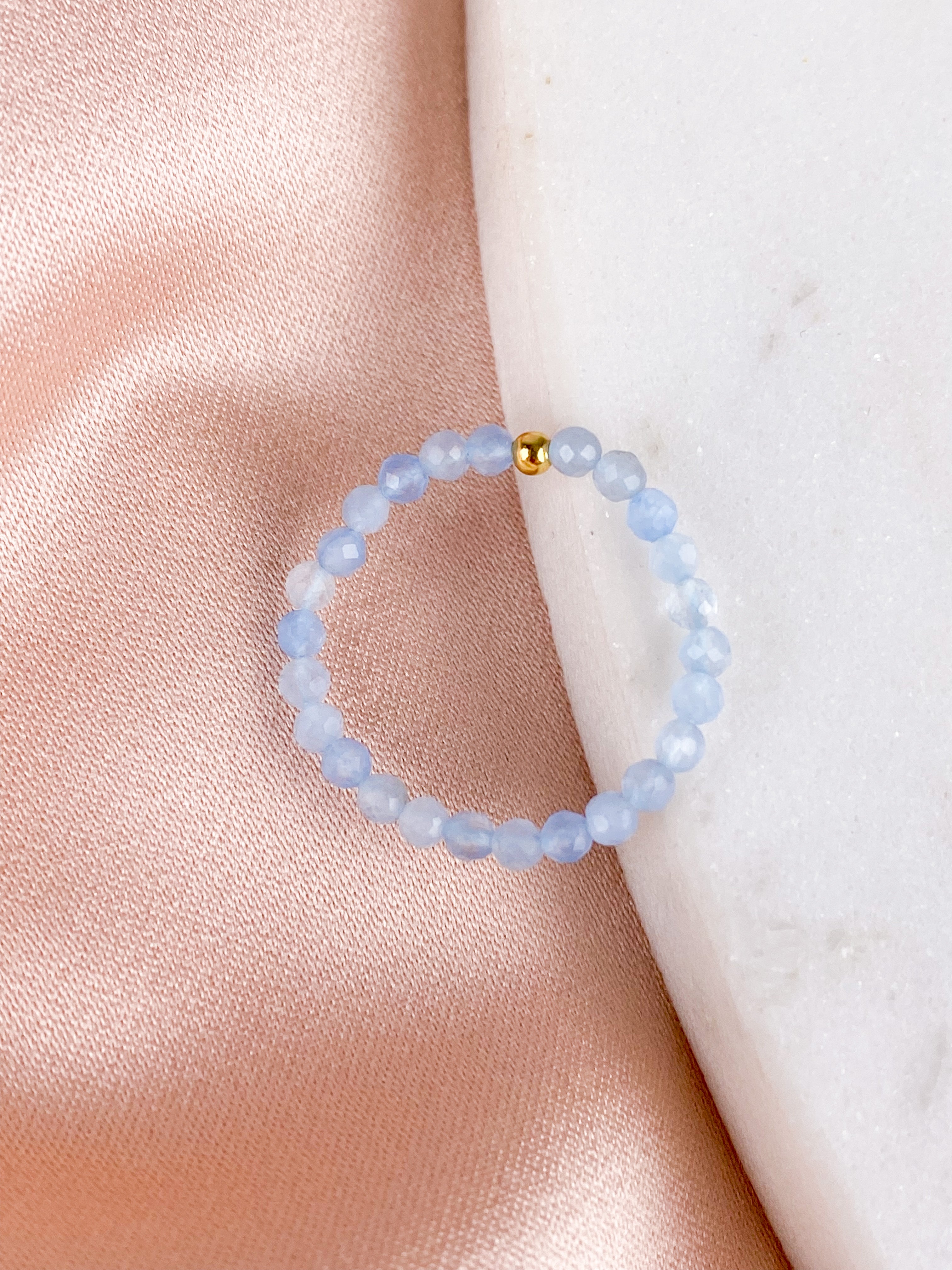 Akvamarin armband (fasett)
