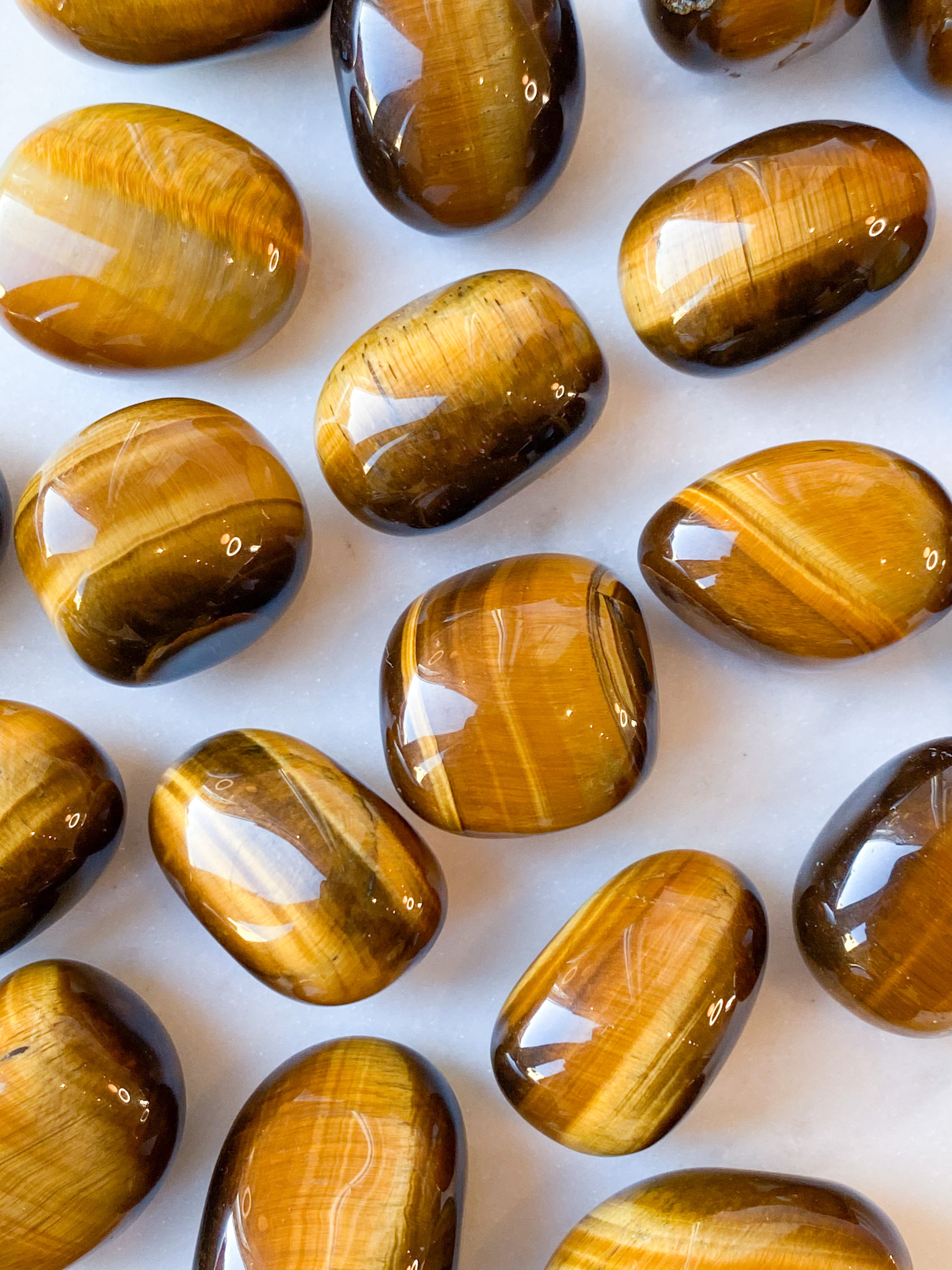 Tiger Eye polerad (extra kvalitet)