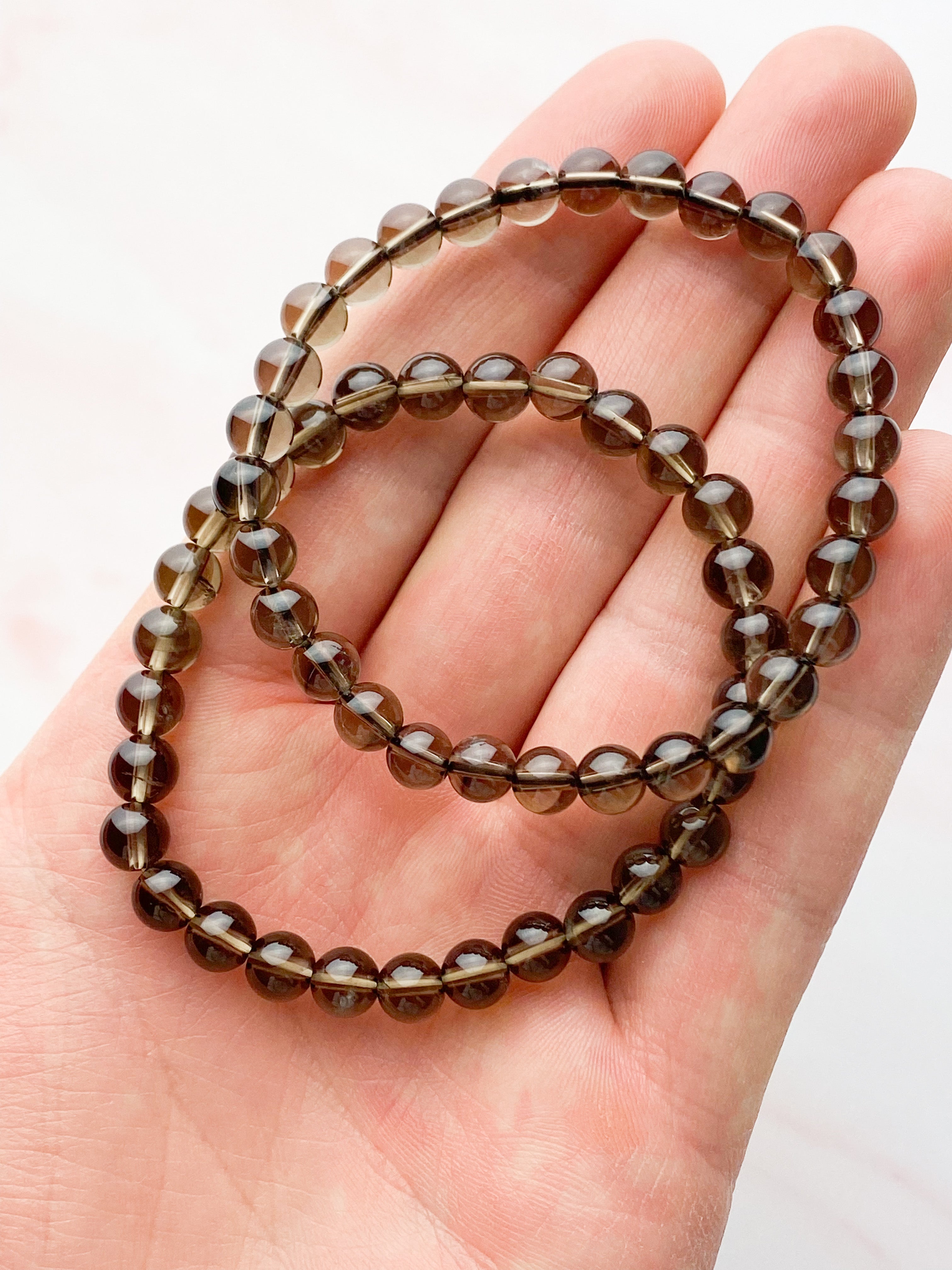 Smoke Quartes armband