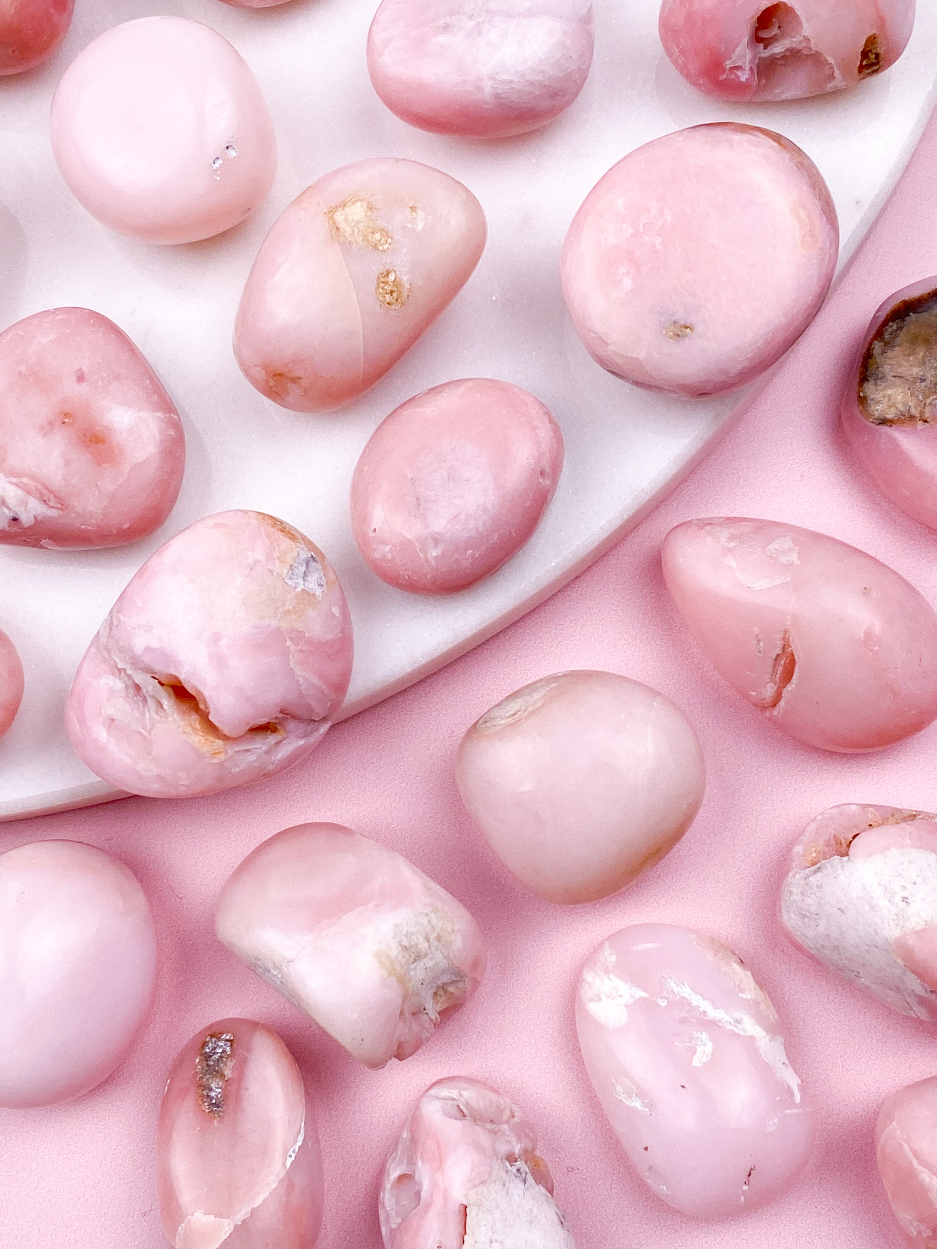 Pink Opal Poleret