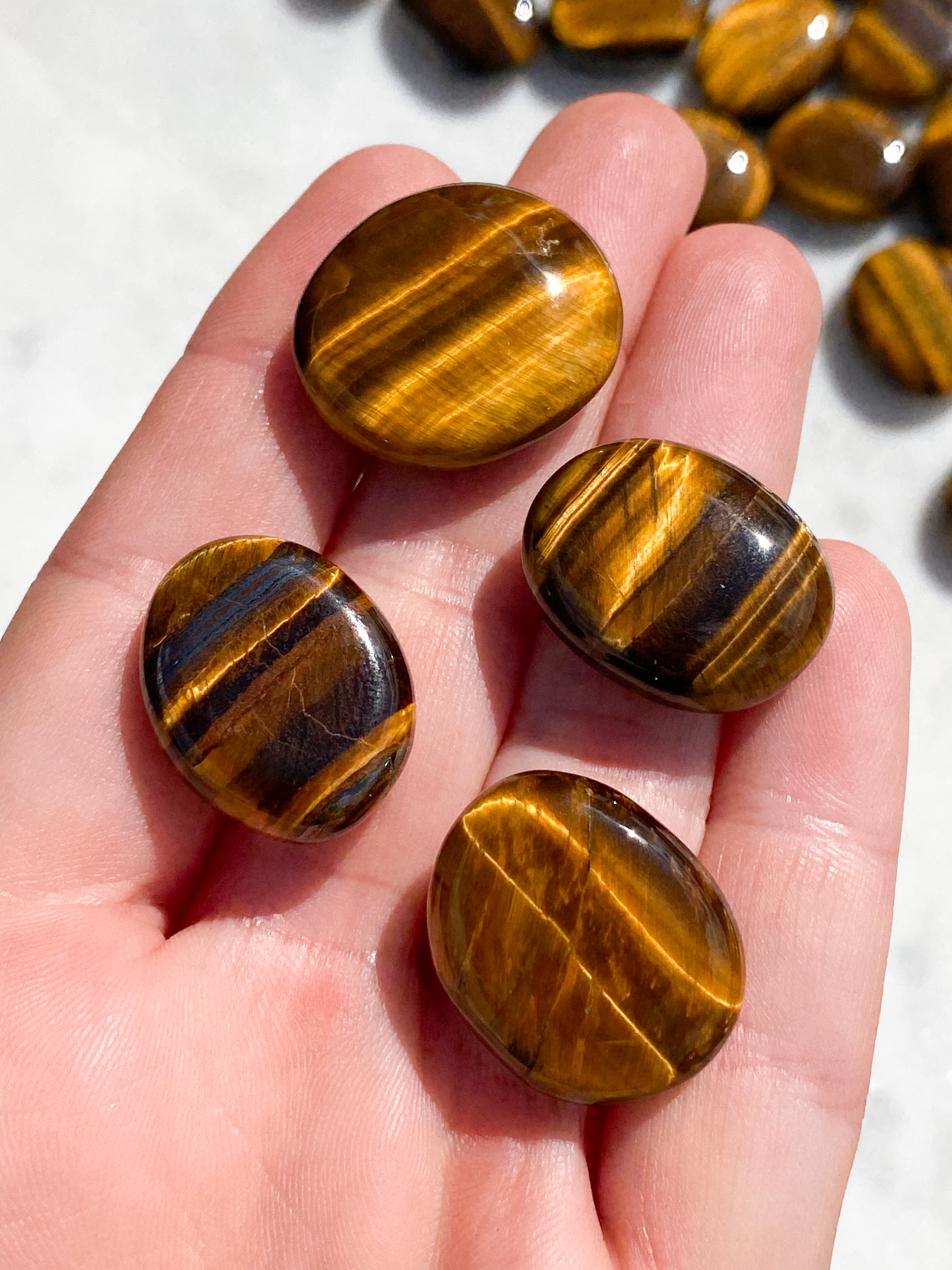 Tiger Eye Pocket Stone