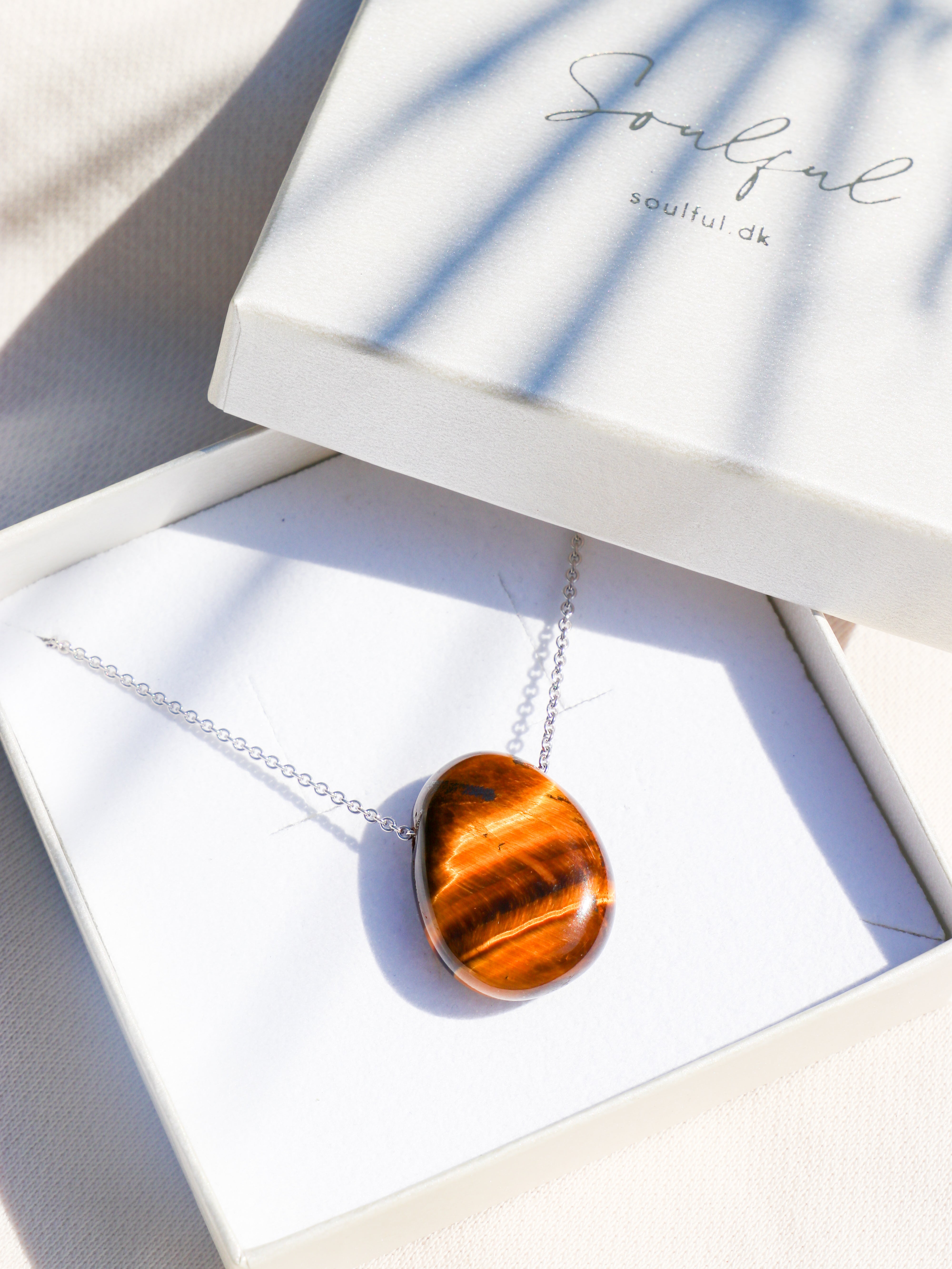 Tiger Eye Drop Necklace