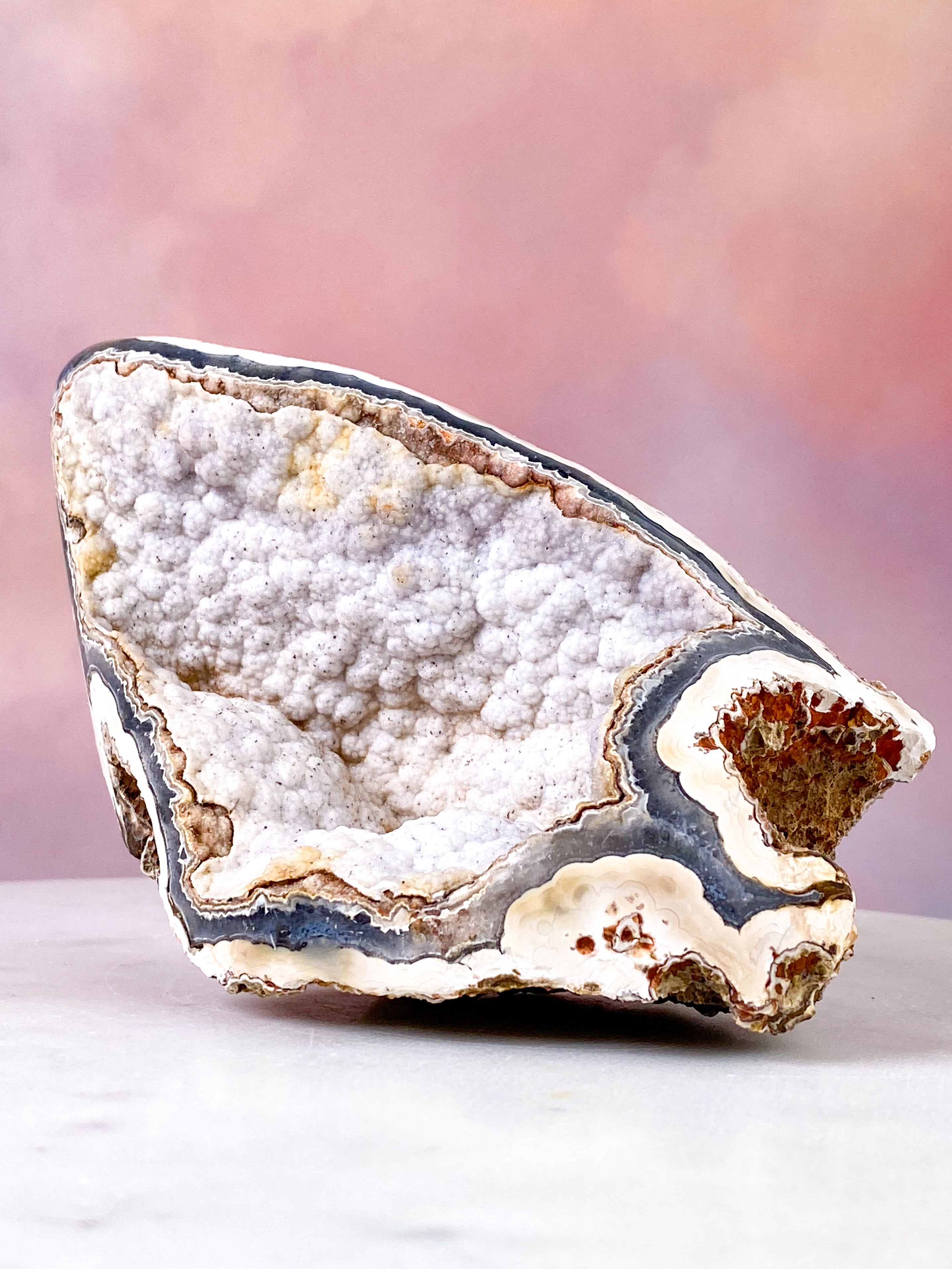 Druzy Agat Geode (Nr. 2)