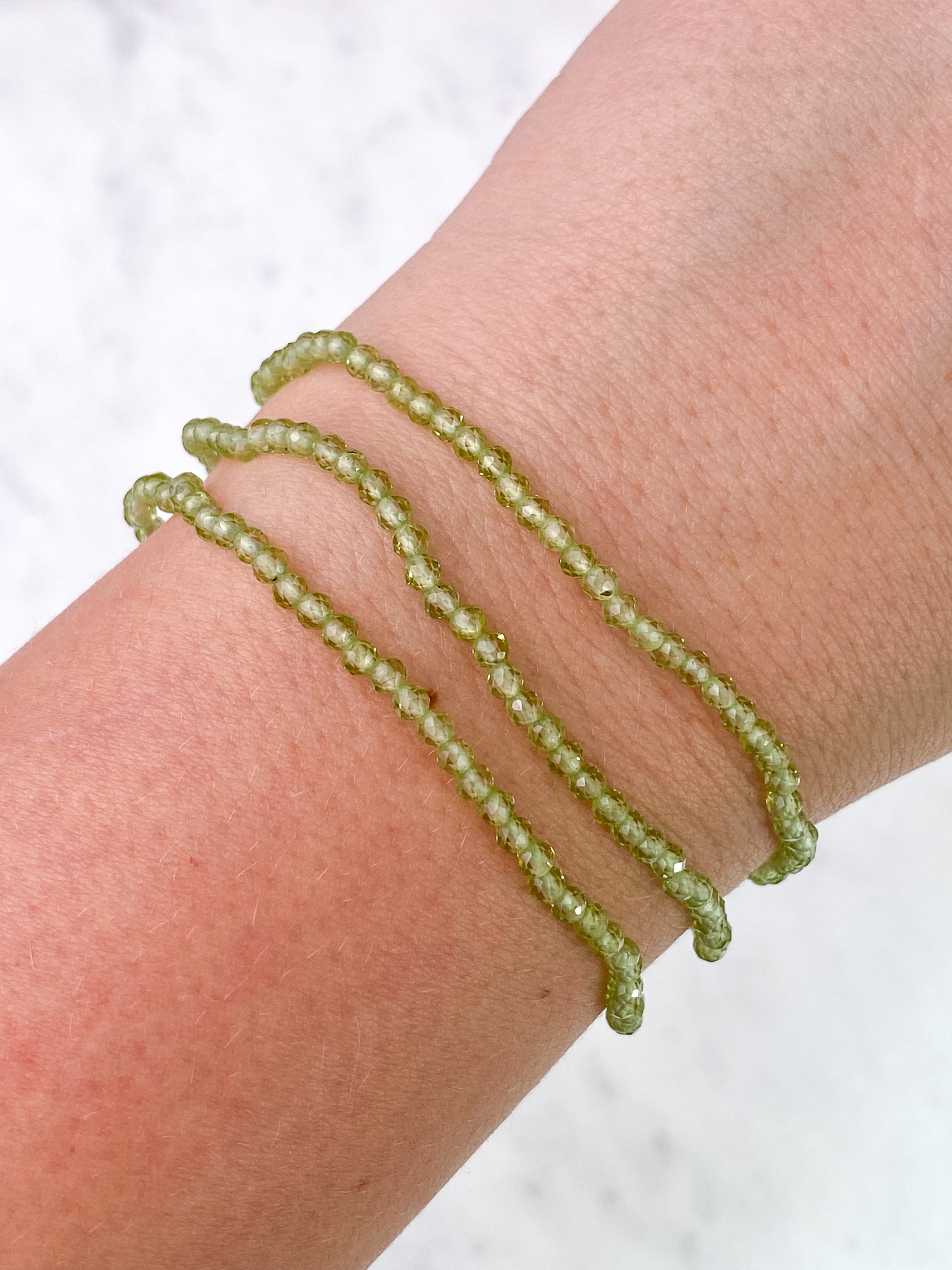 Peridot armband (fasett)