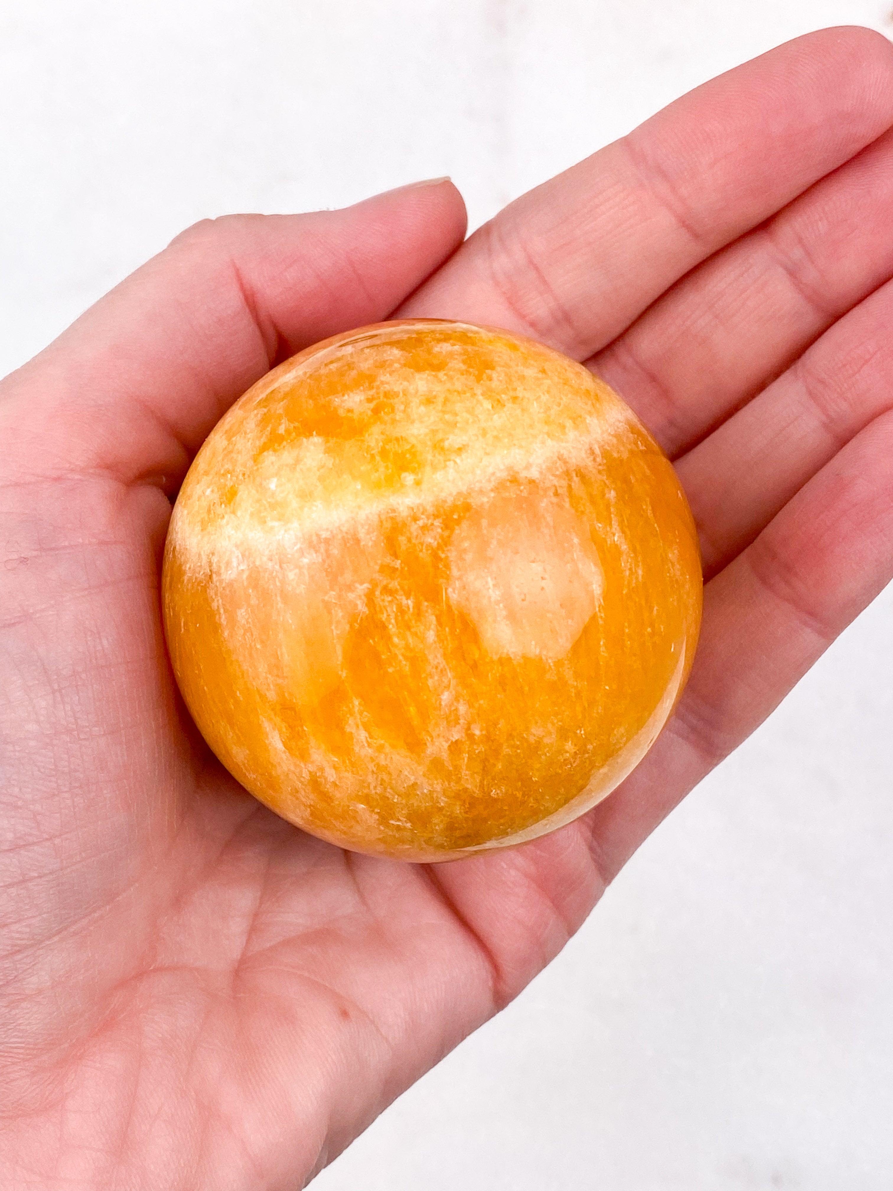 Orange Calcit Kugler