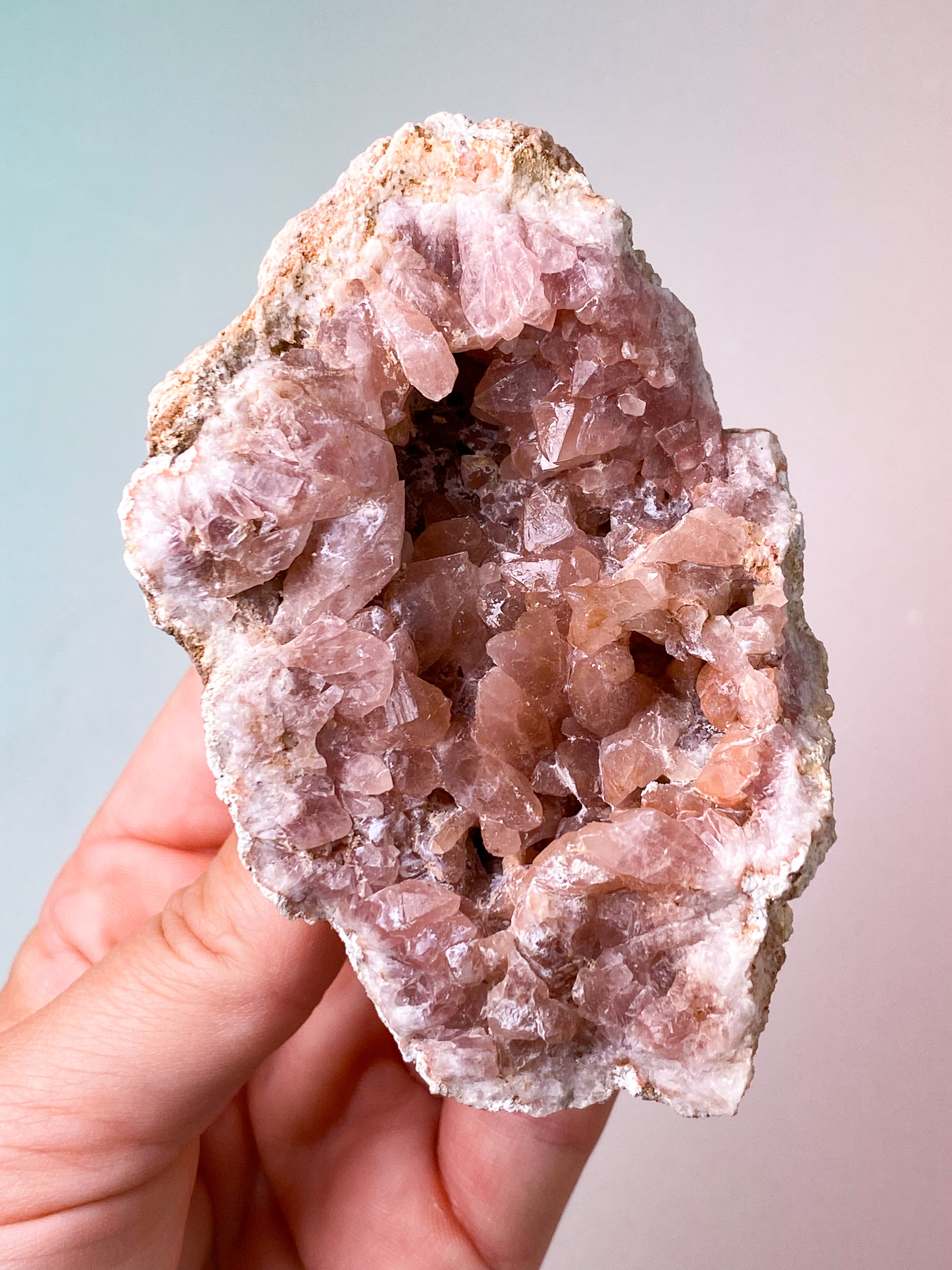 Pink Ametyst Geode (Nr. 18)