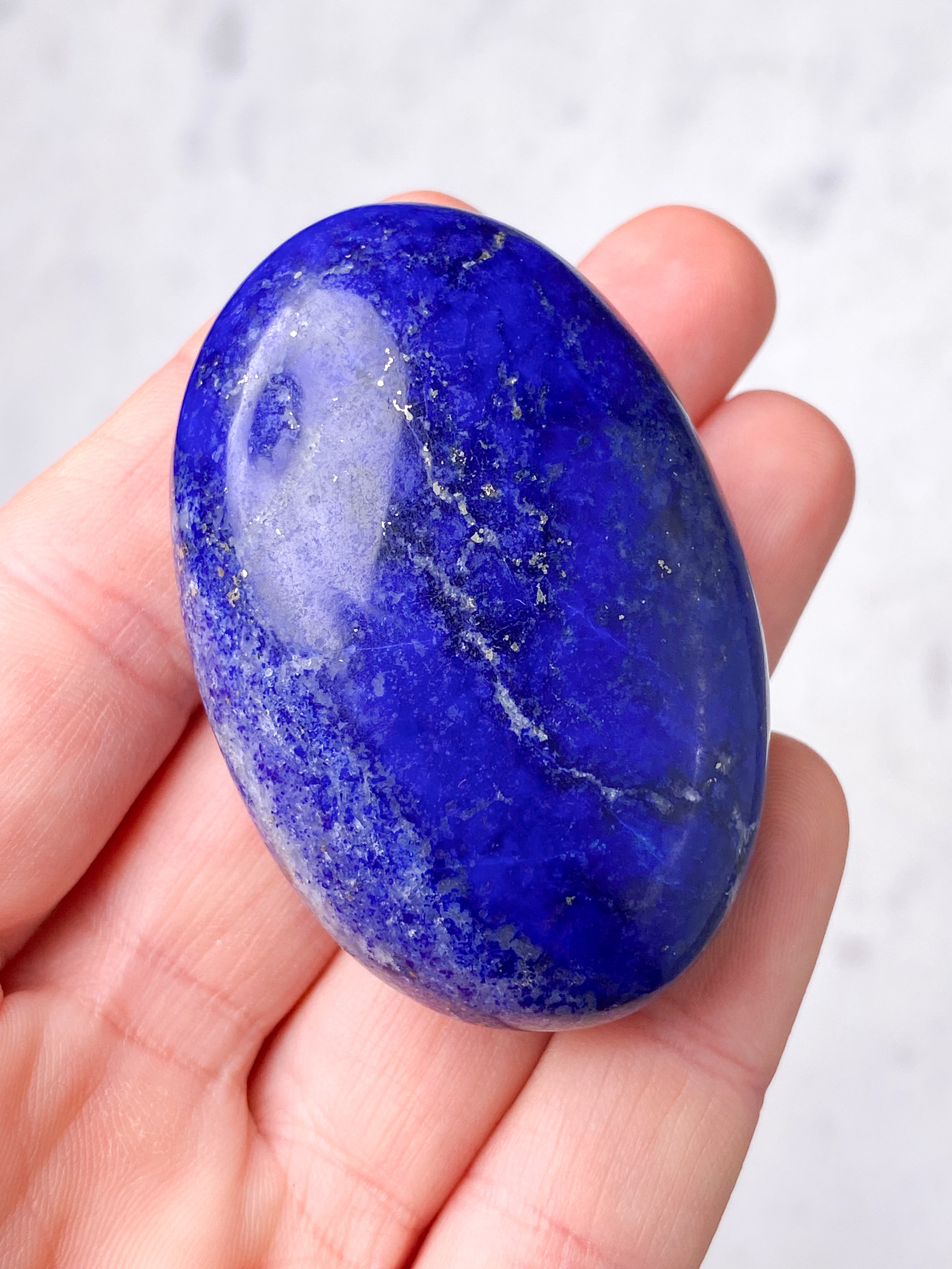 Lapis Lazuli Palmstone (Nr. 24)