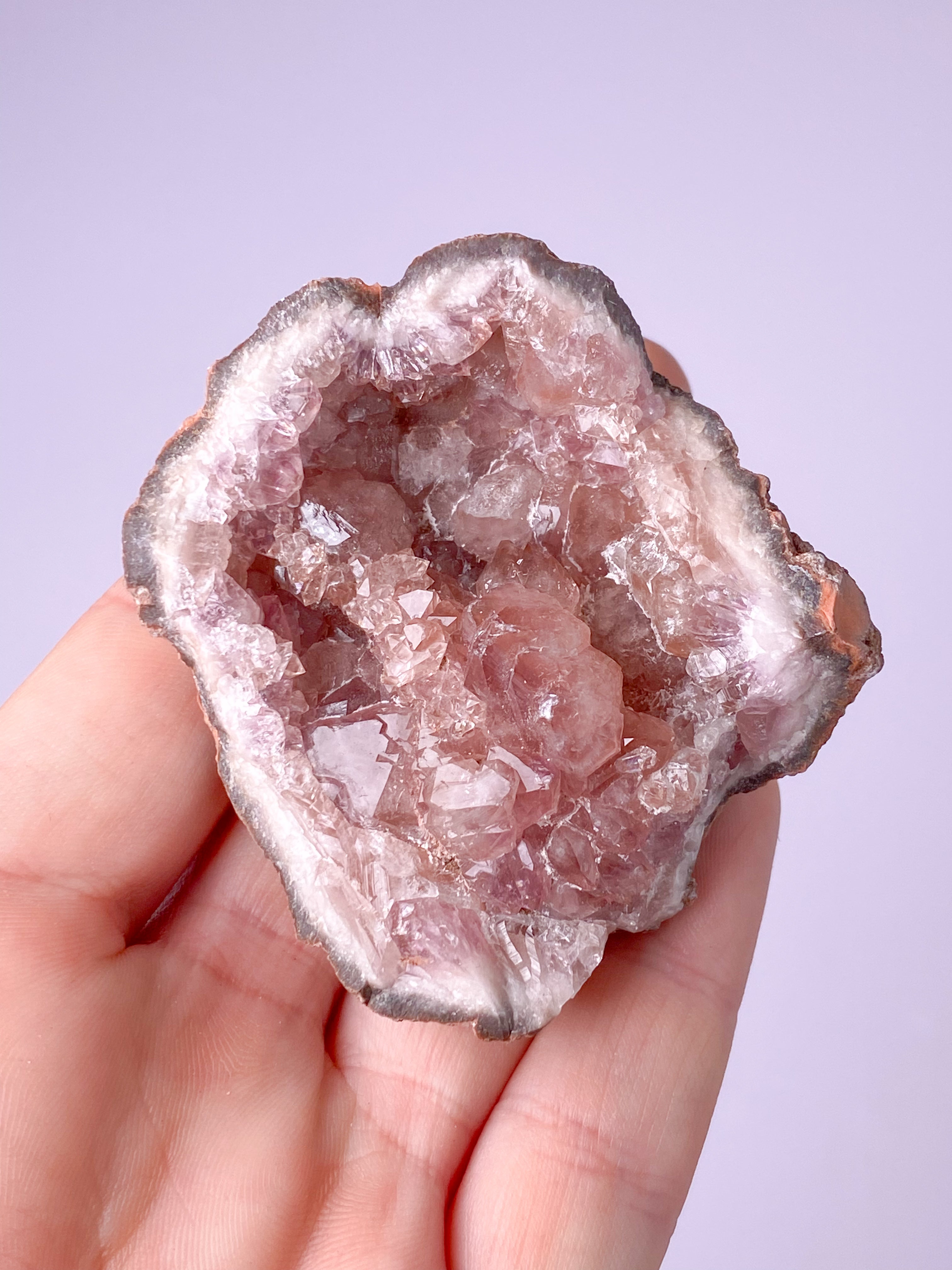 Pink Ametyst Geode (Nr. 14)