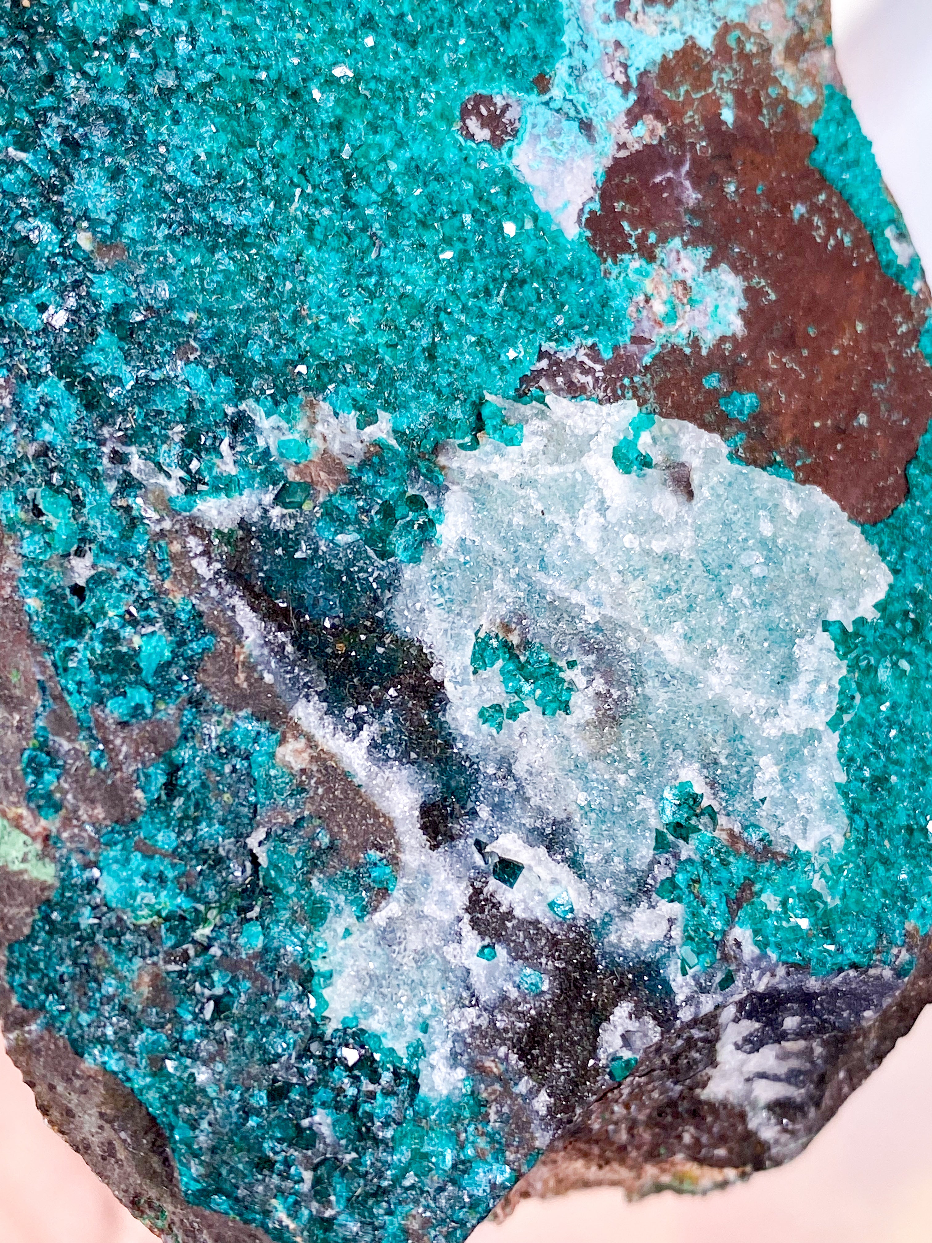 Druzy Dioptase (Nr. 9)