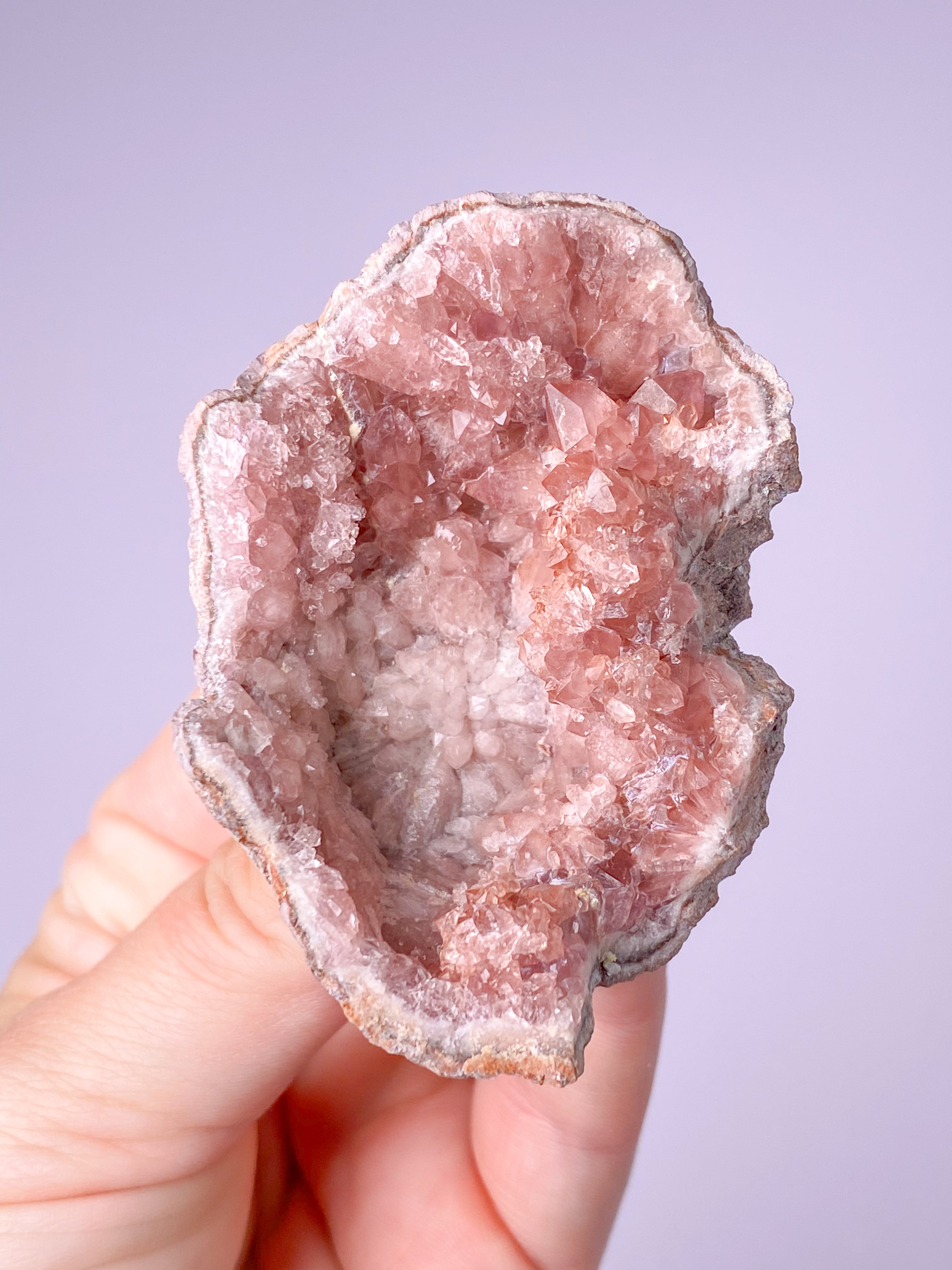 Pink Ametyst Geode (Nr. 27)