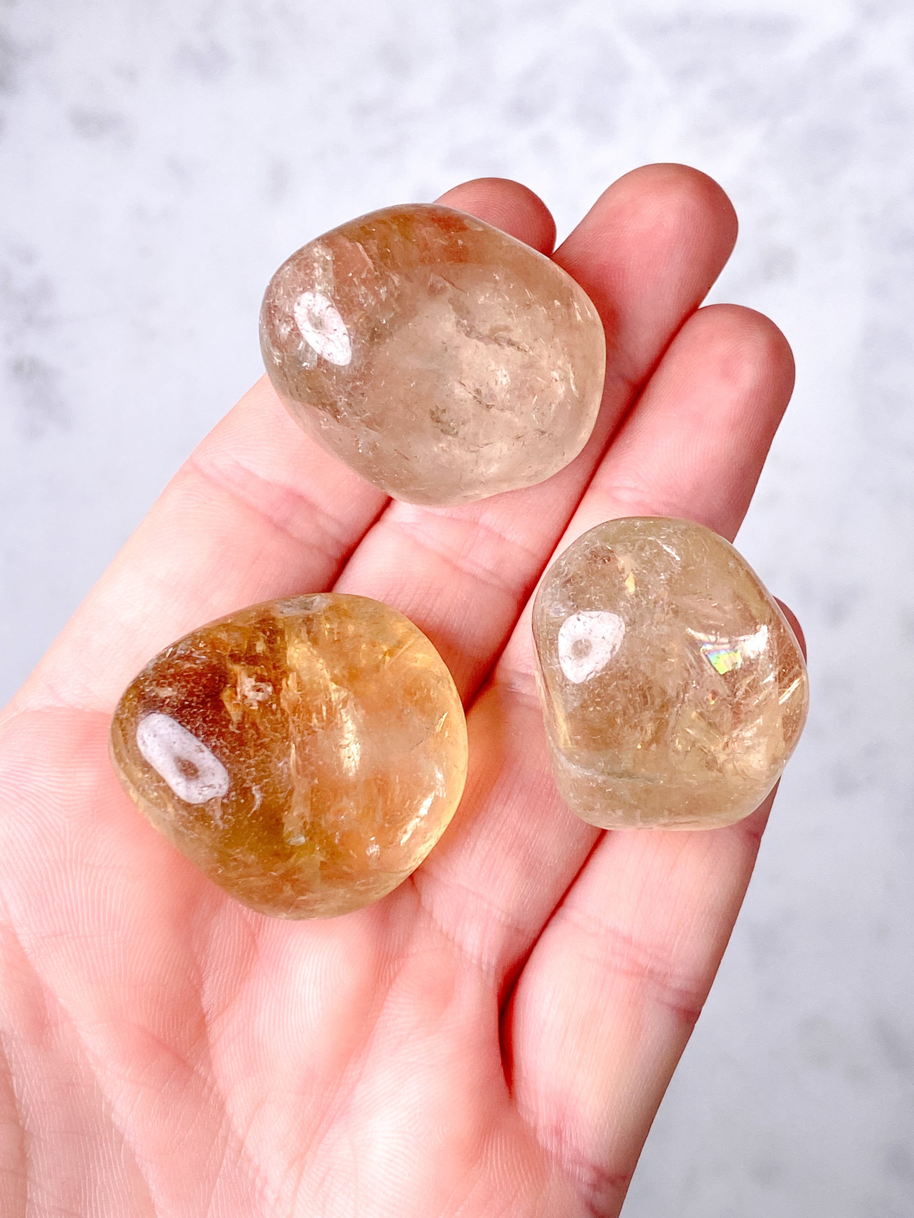 Citrine Pocket Stone (Real)