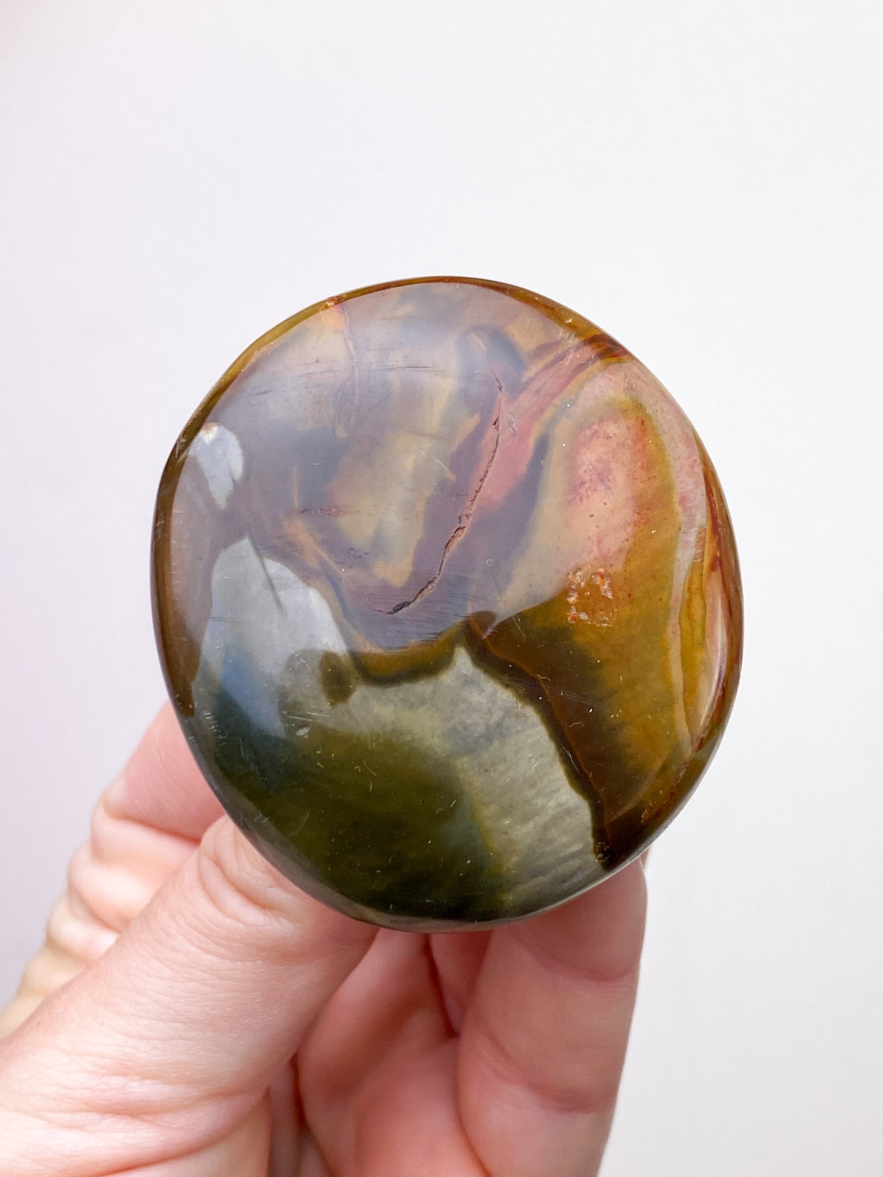 Polychrom Jasper Palm Stone (nr 12)