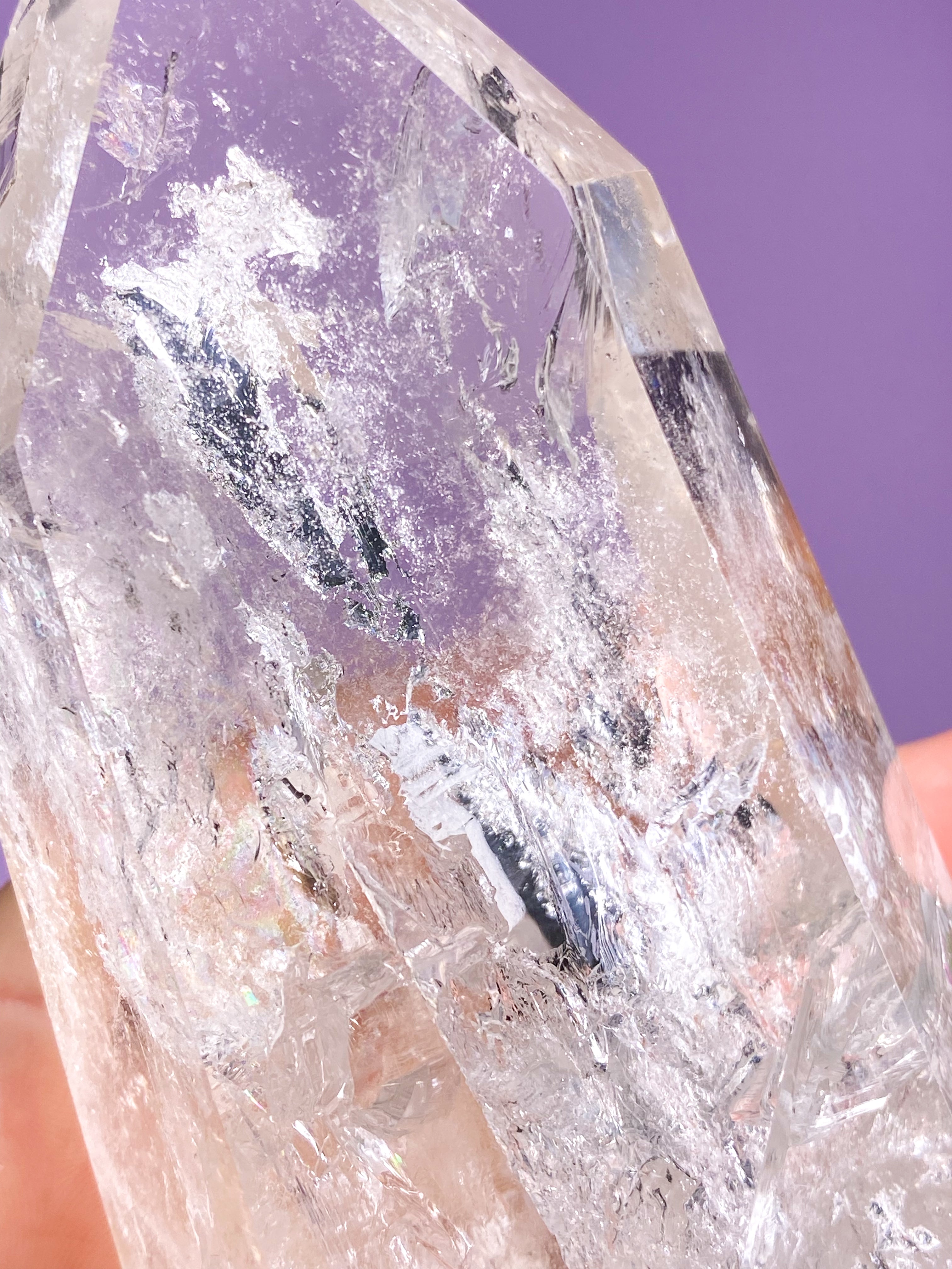 Jättestorn av bergkristall (nr 3) Exklusiv kvalitet