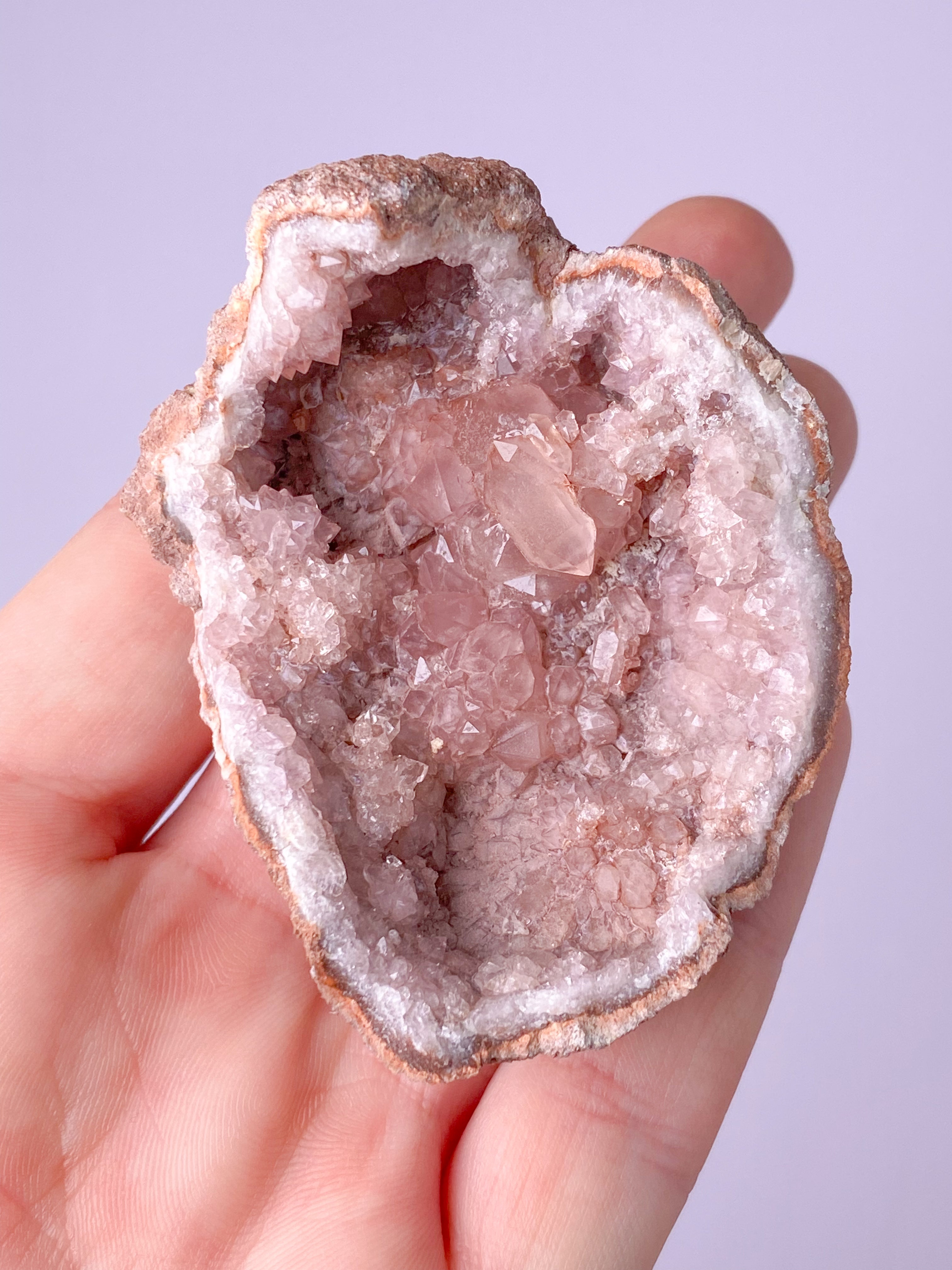 Pink Ametyst Geode (Nr. 1)