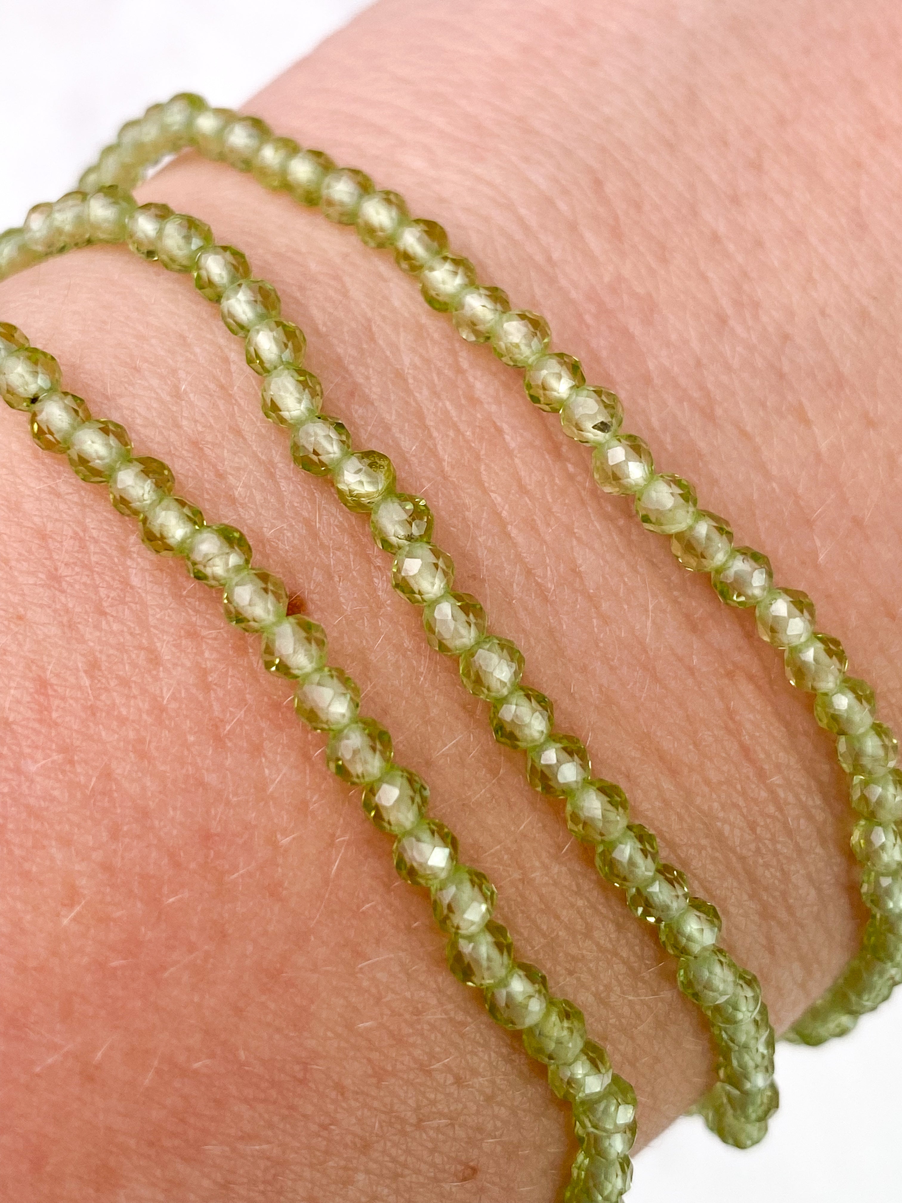 Peridot armband (fasett)