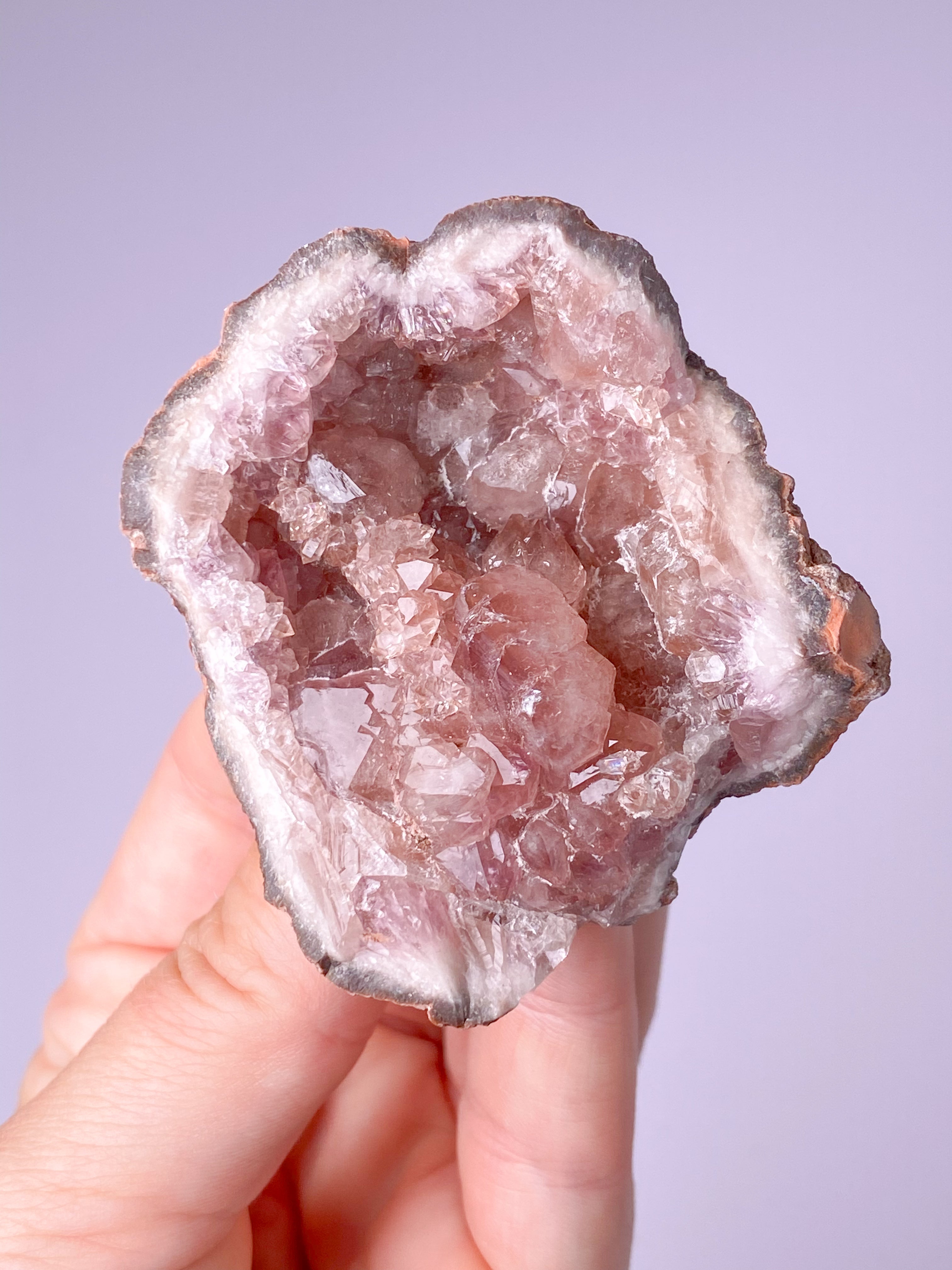 Pink Ametyst Geode (Nr. 14)