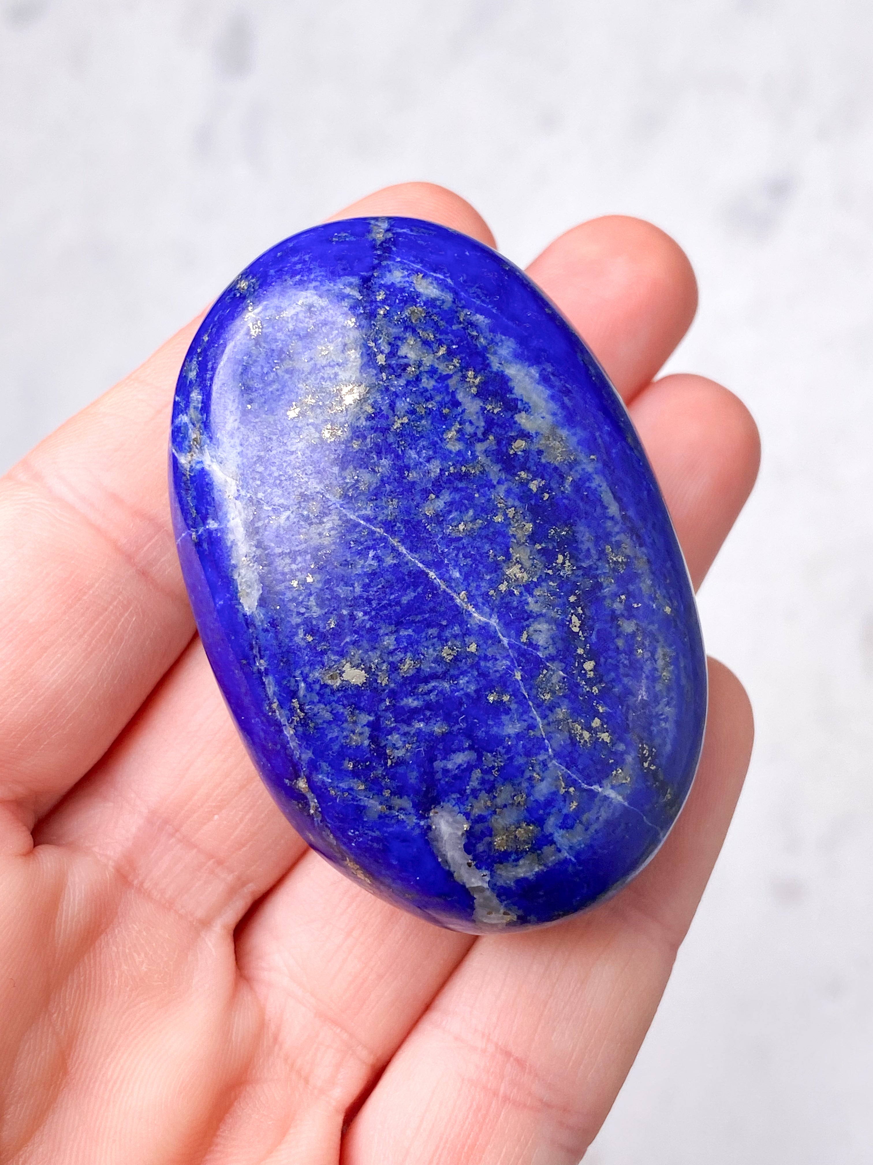 Lapis Lazuli Palmstone (Nr. 22)