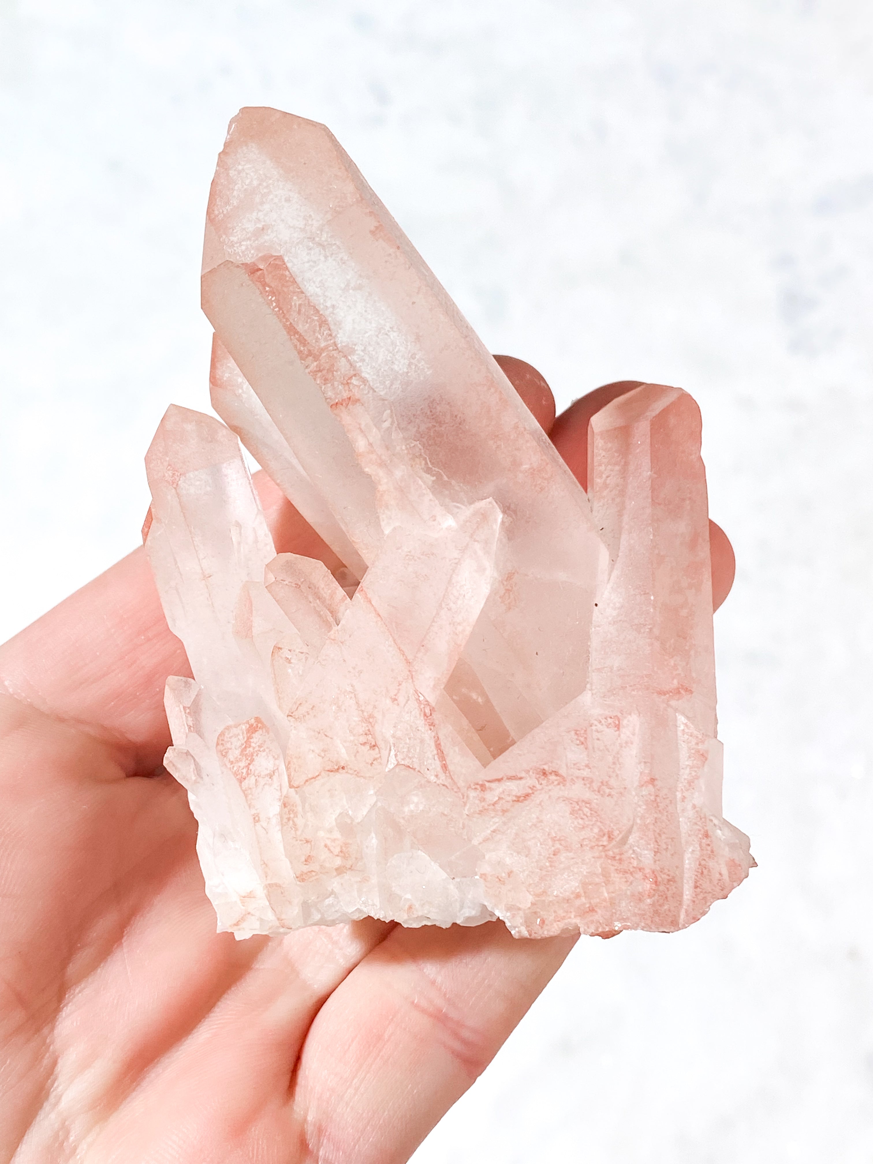 Outlet - Pink Lithium Kvarts Klynge (Nr. 1)