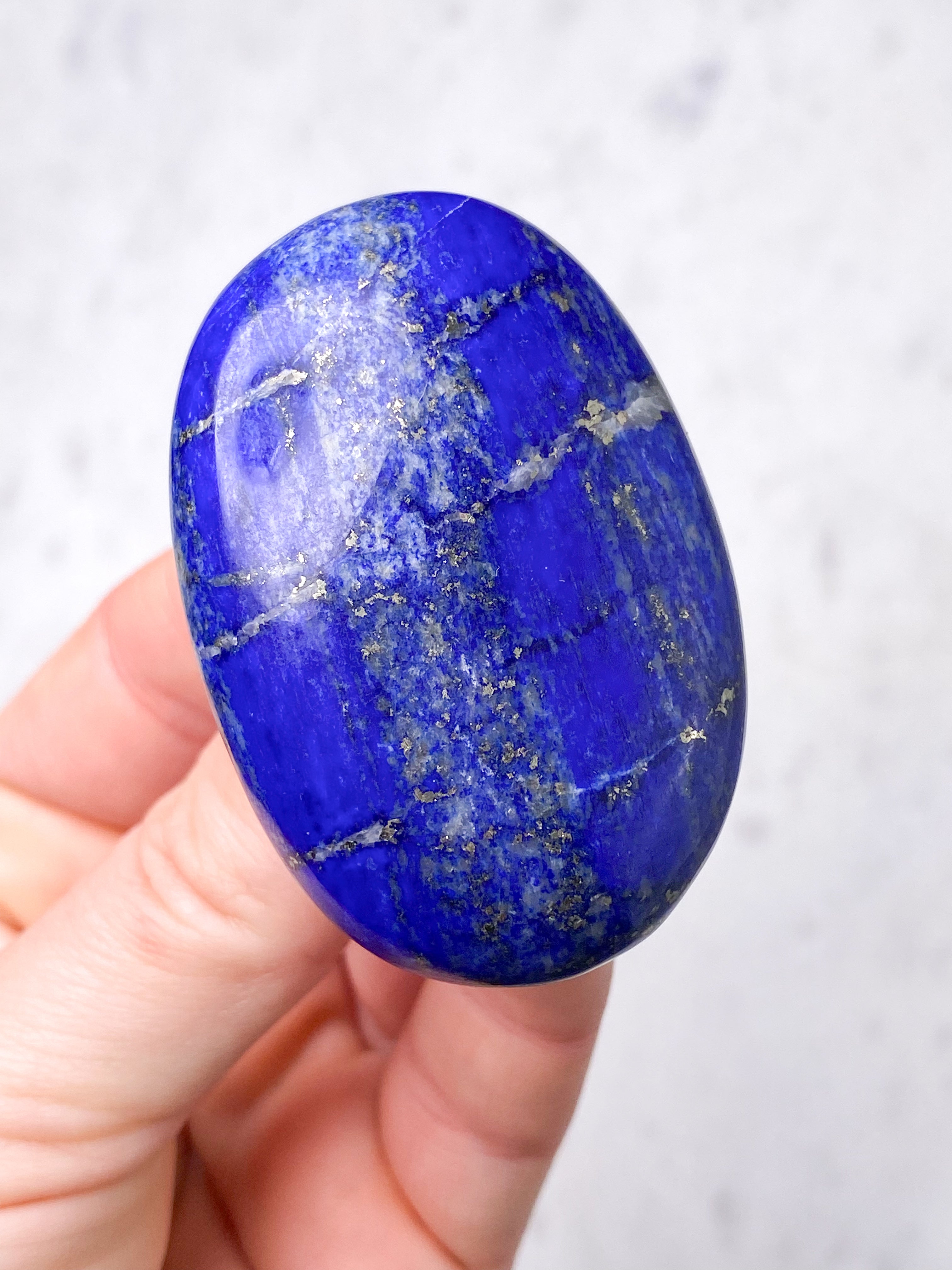 Lapis Lazuli Palmstone (Nr. 27)