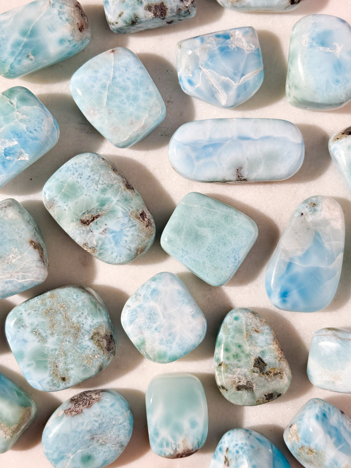 Larimar Pocket Stone - Exklusiv kvalitet