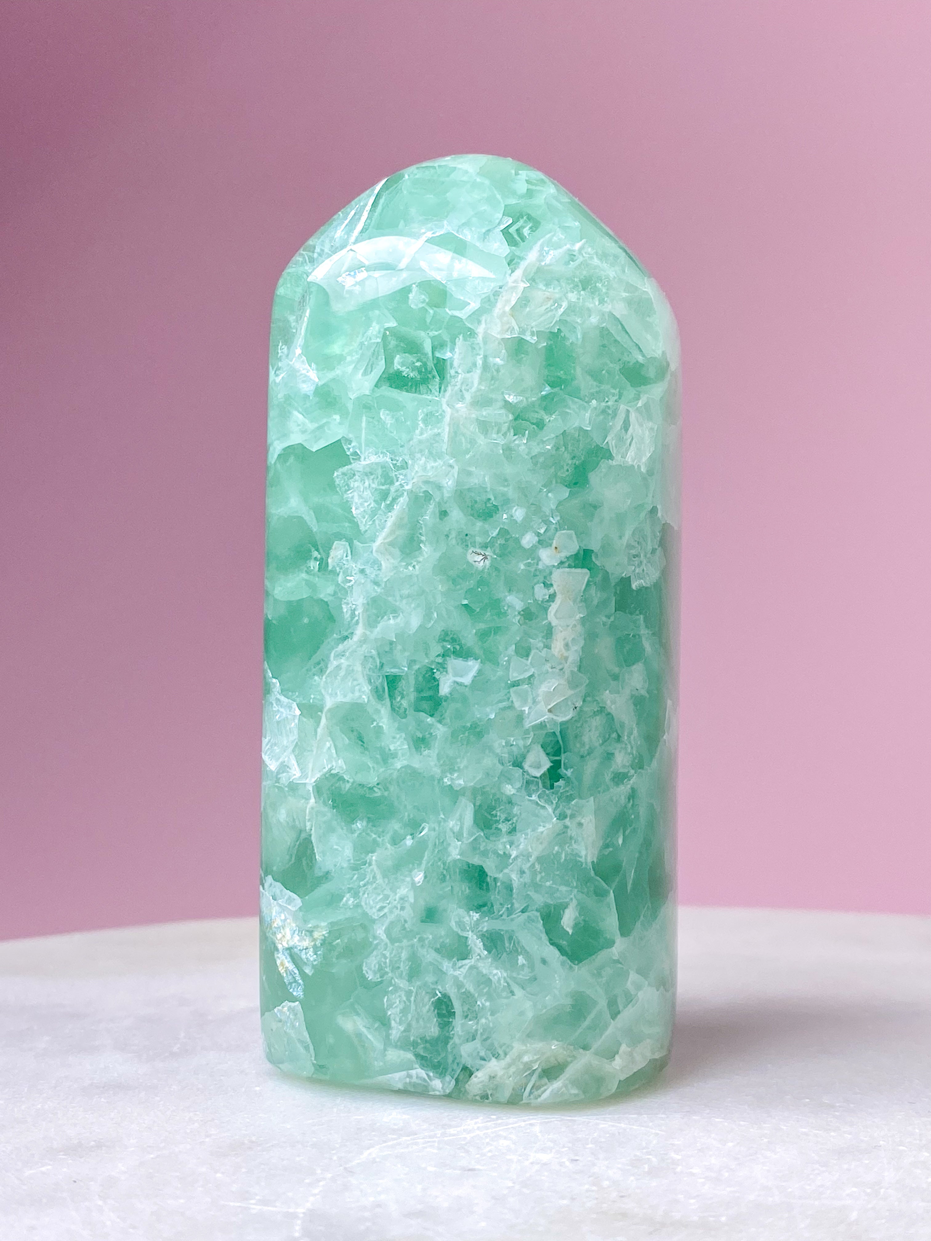 Grönt fluorittorn - litet