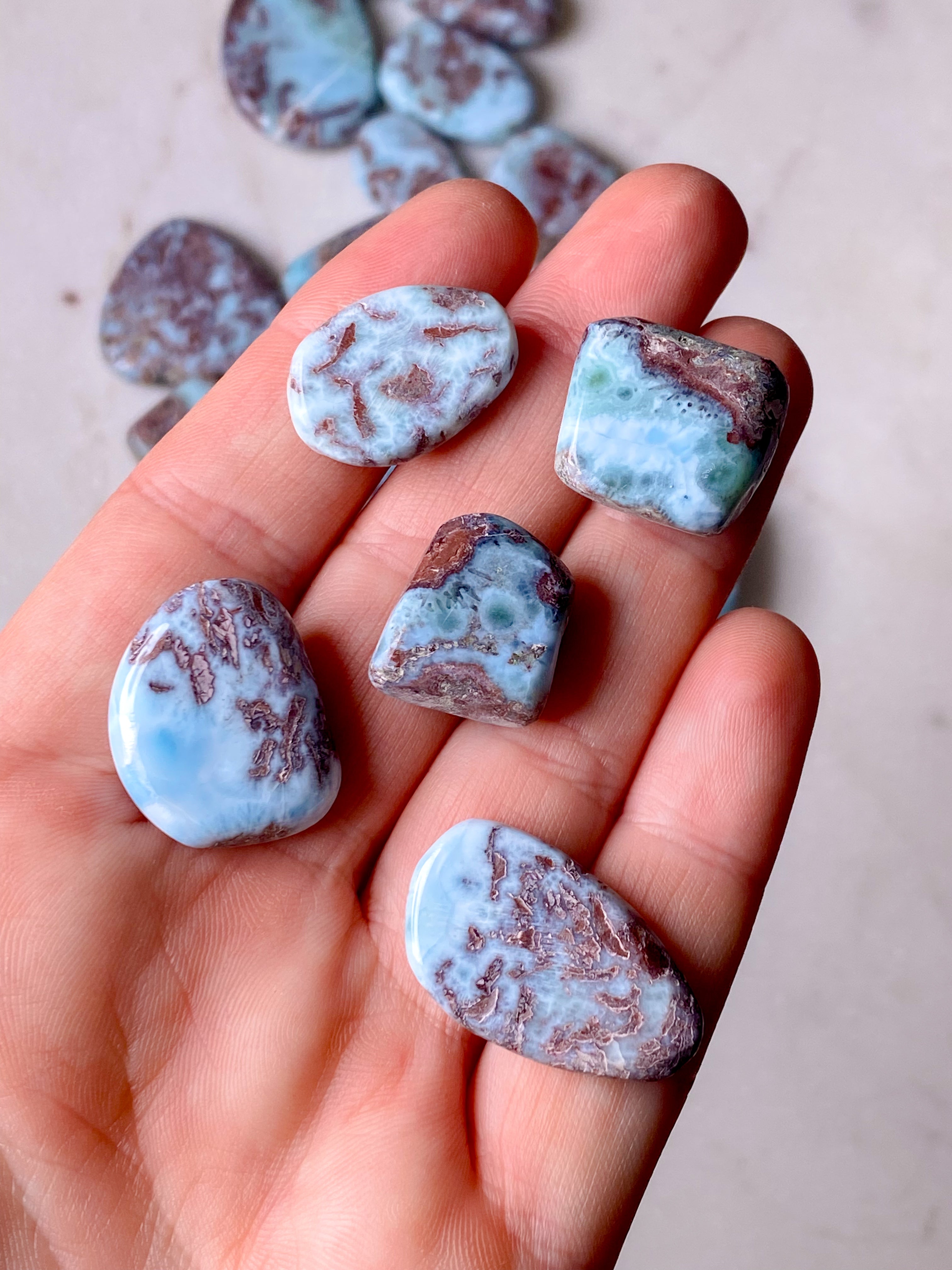 Larimar Poleret - B-Kvalitet