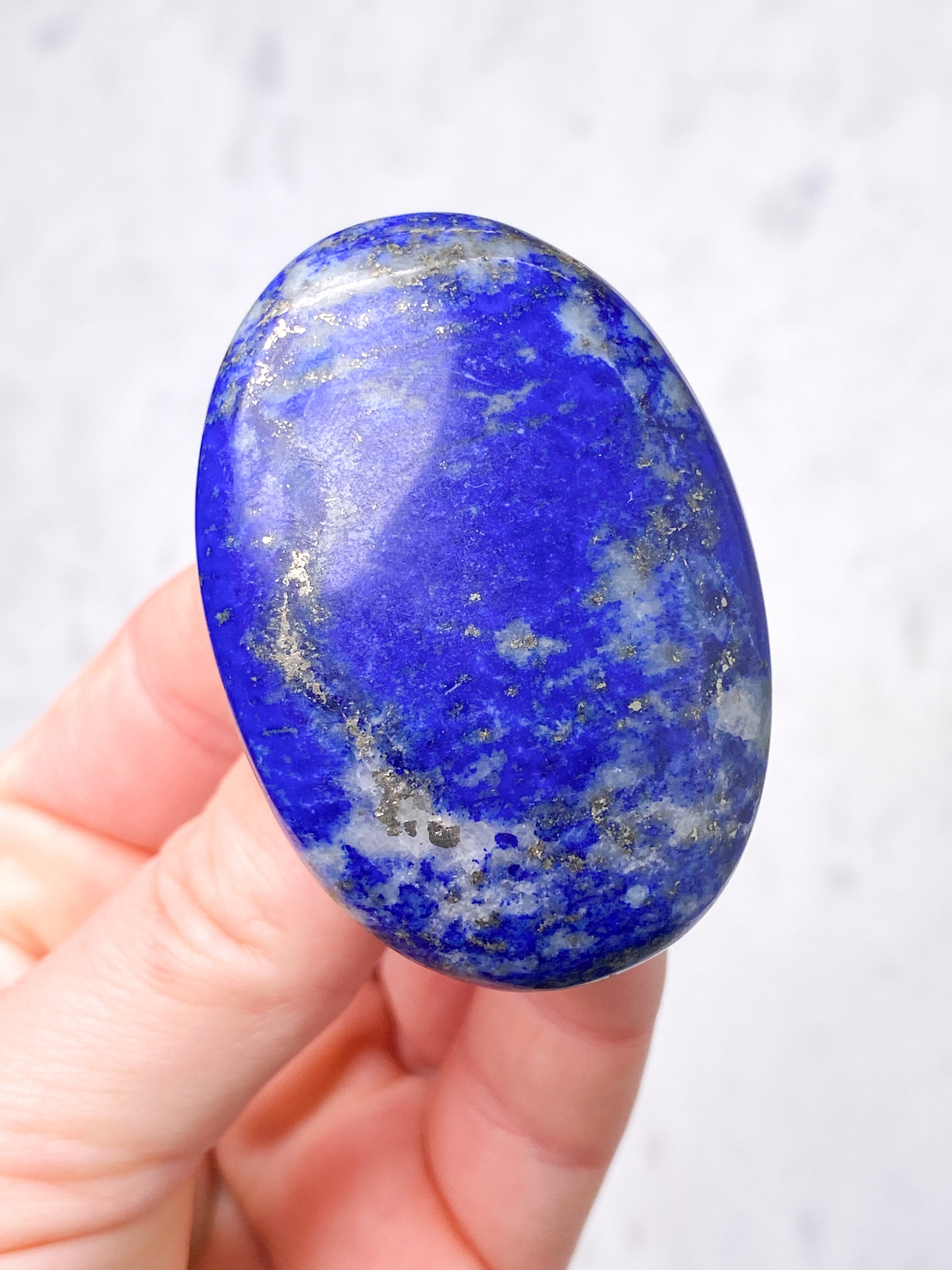 Lapis Lazuli Palmstone (Nr. 28)