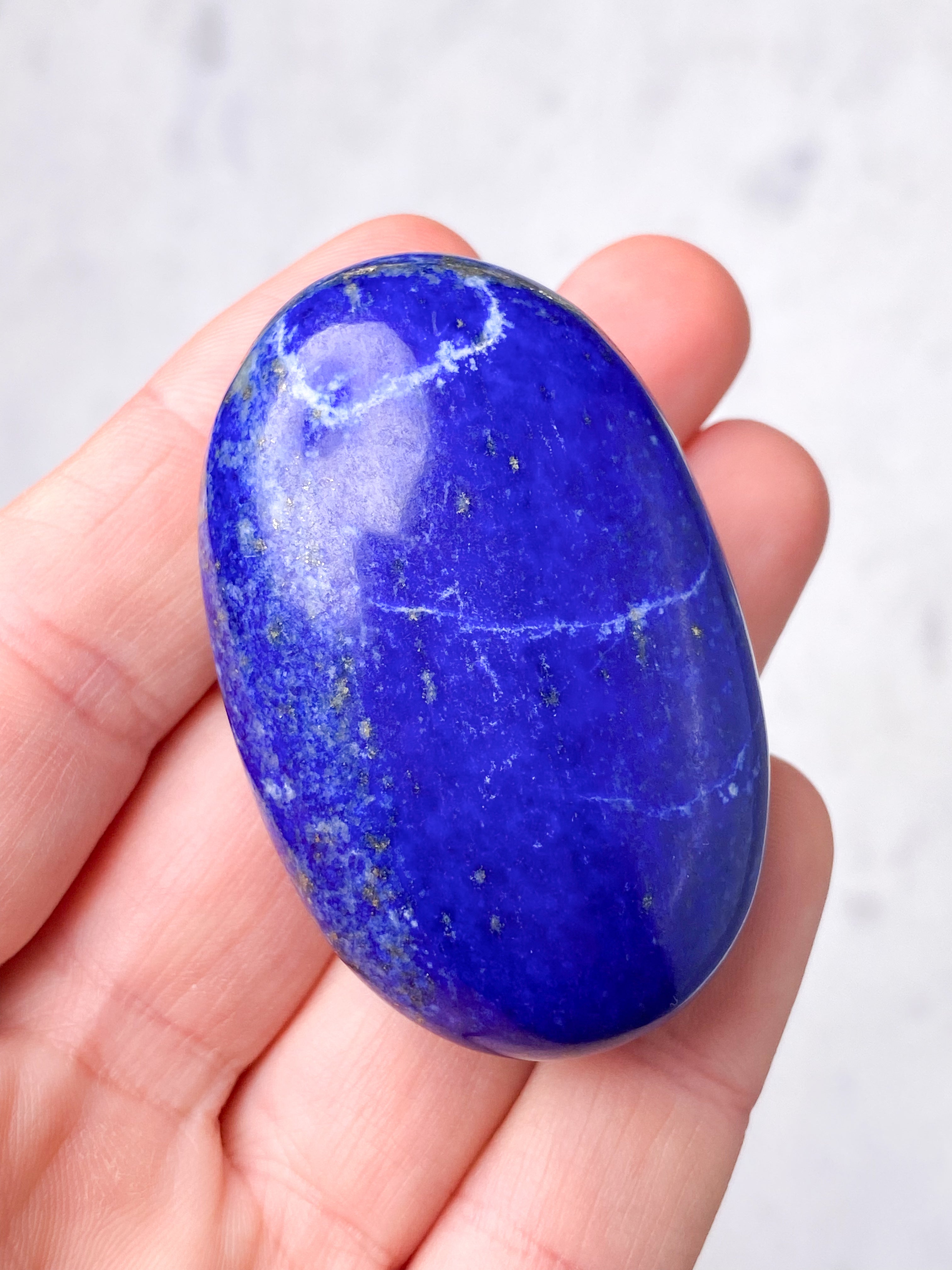 Lapis Lazuli Palmstone (Nr. 29)