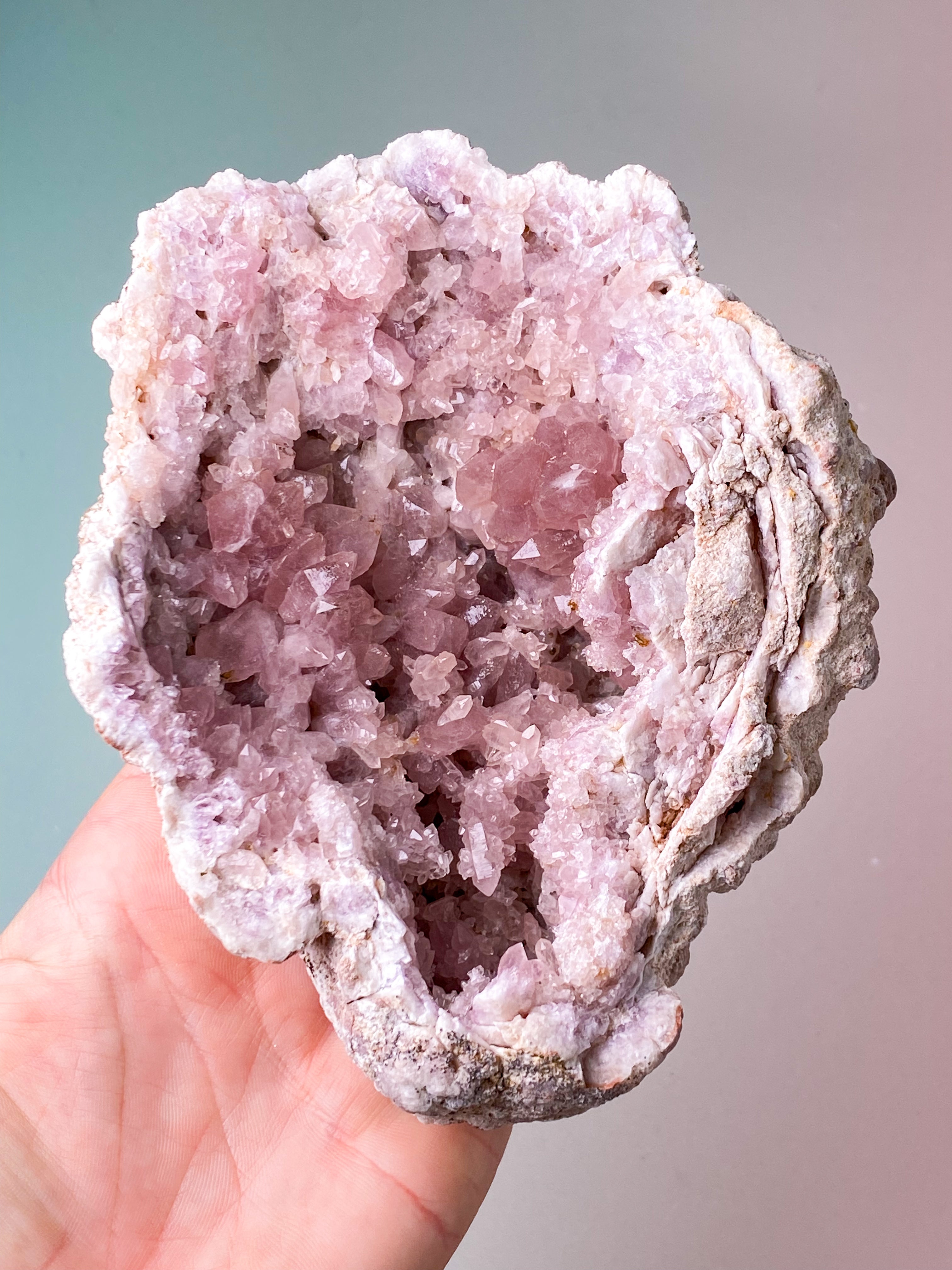 Pink Ametyst Geode - Stor (Nr. 29)