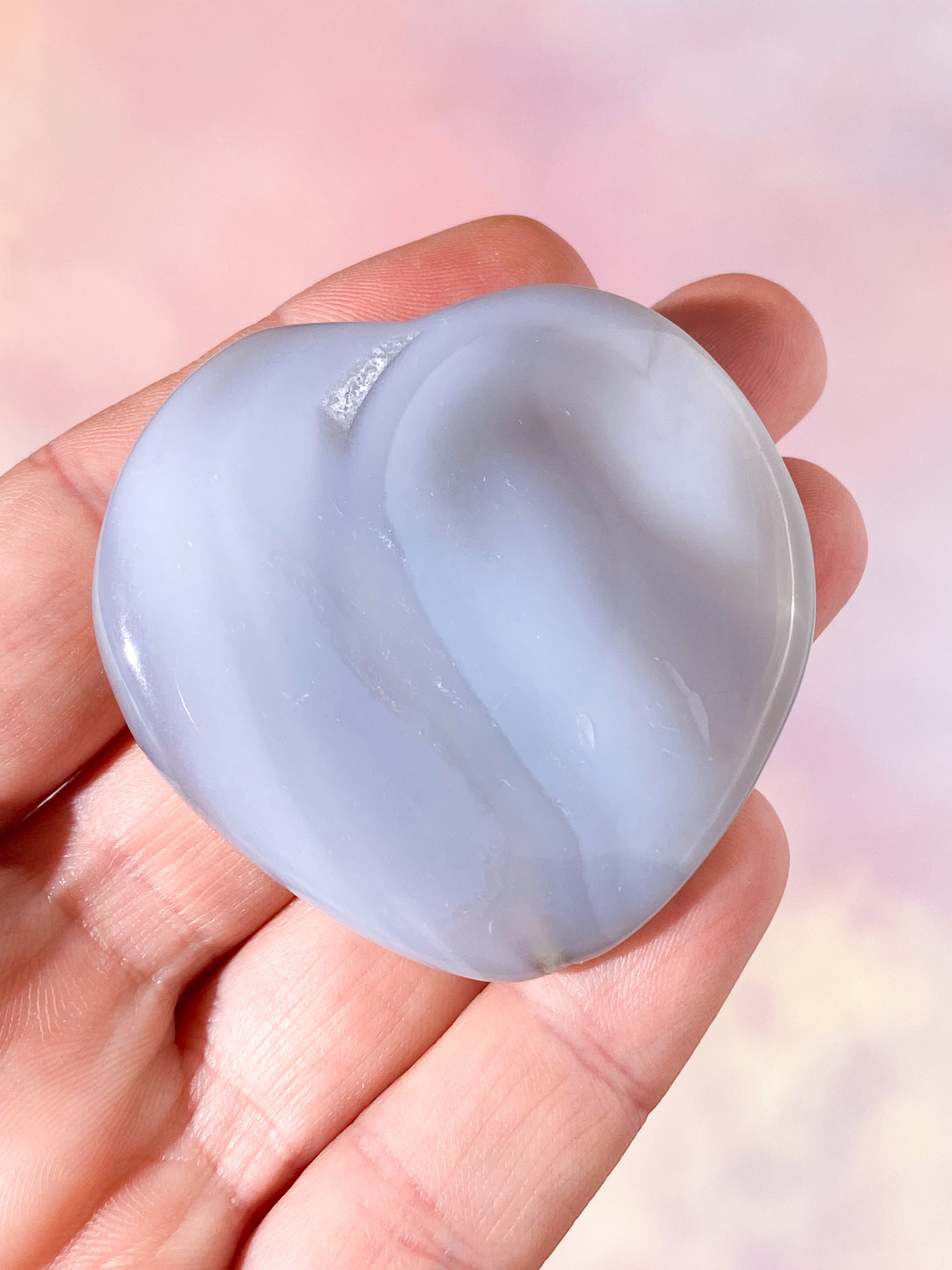 Druzy Agat Hjerte (Nr. 14)