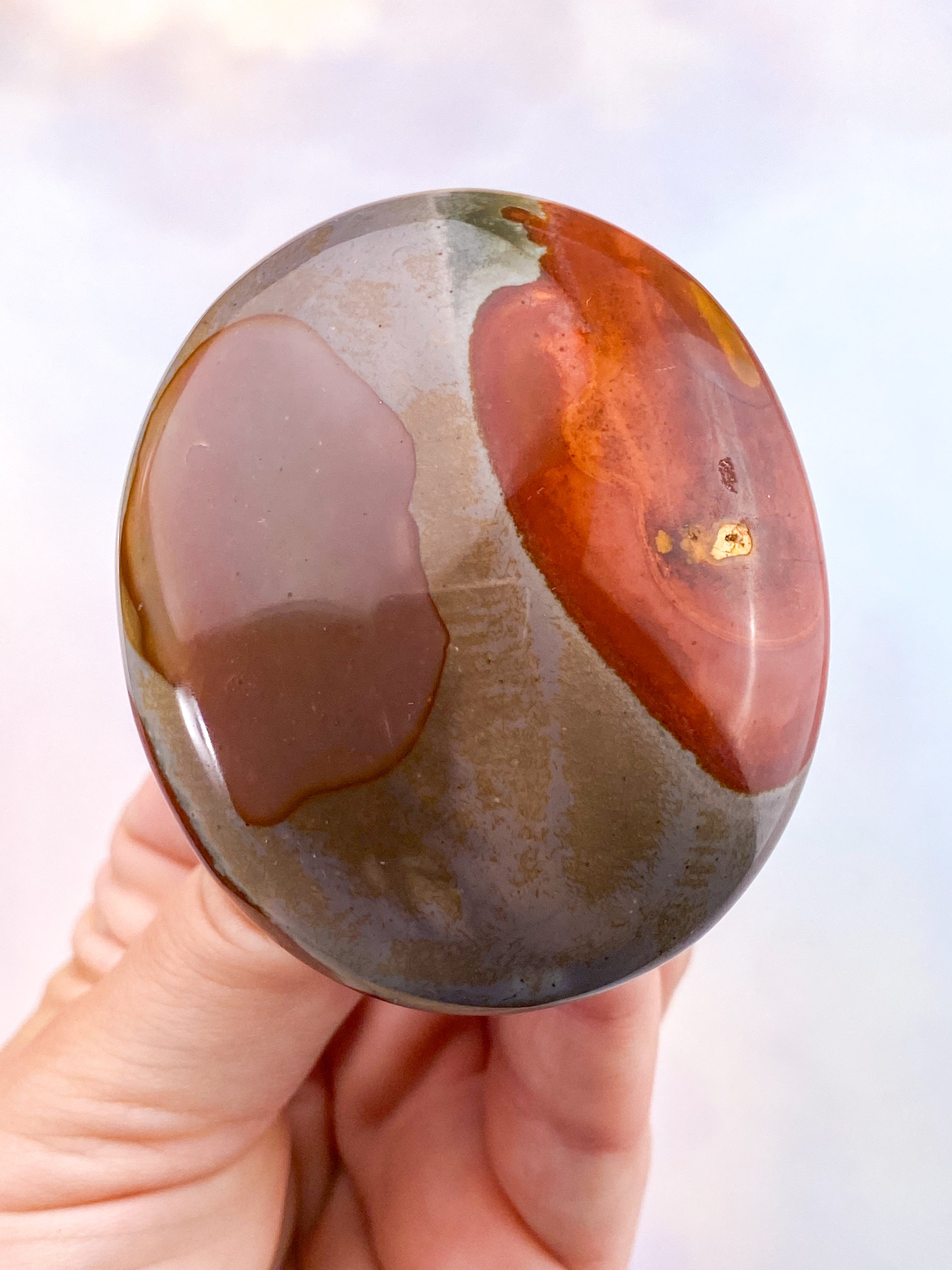 Polychrom Jasper Palm Stone (nr 12)