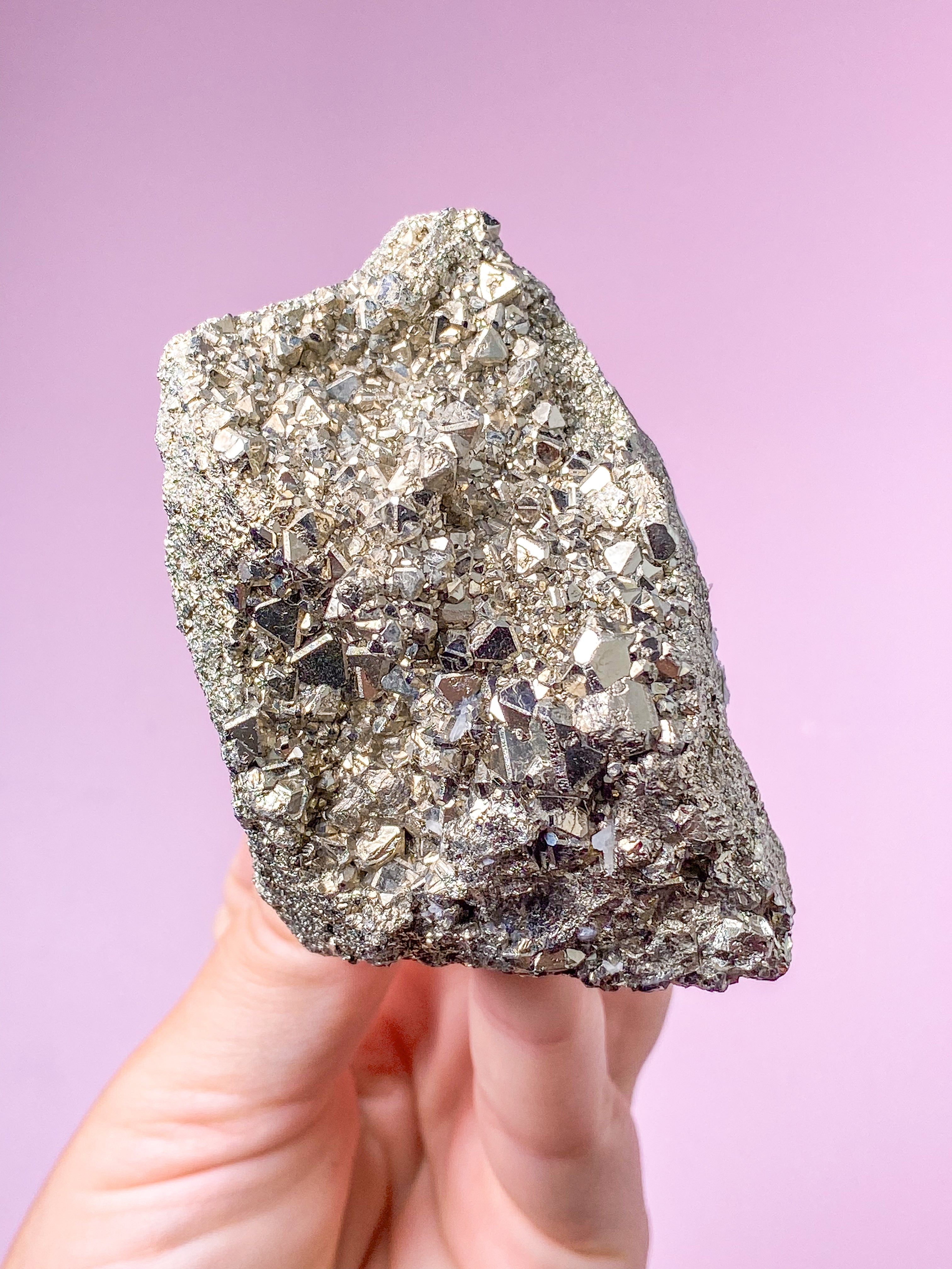 Octahedron Pyrit Klynge (Nr. 4)