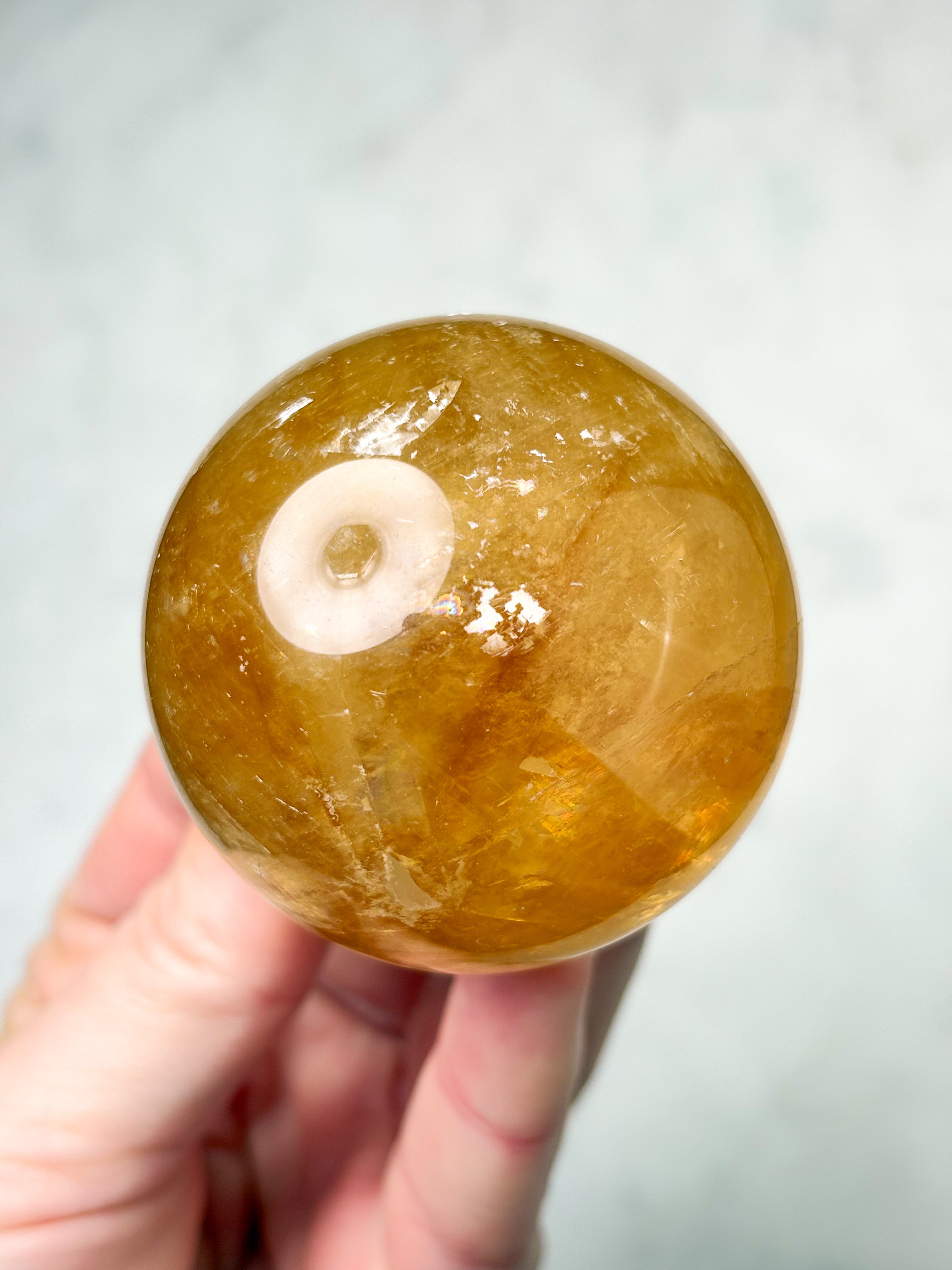 Optisk honungskalkcitkula (nr 9) 