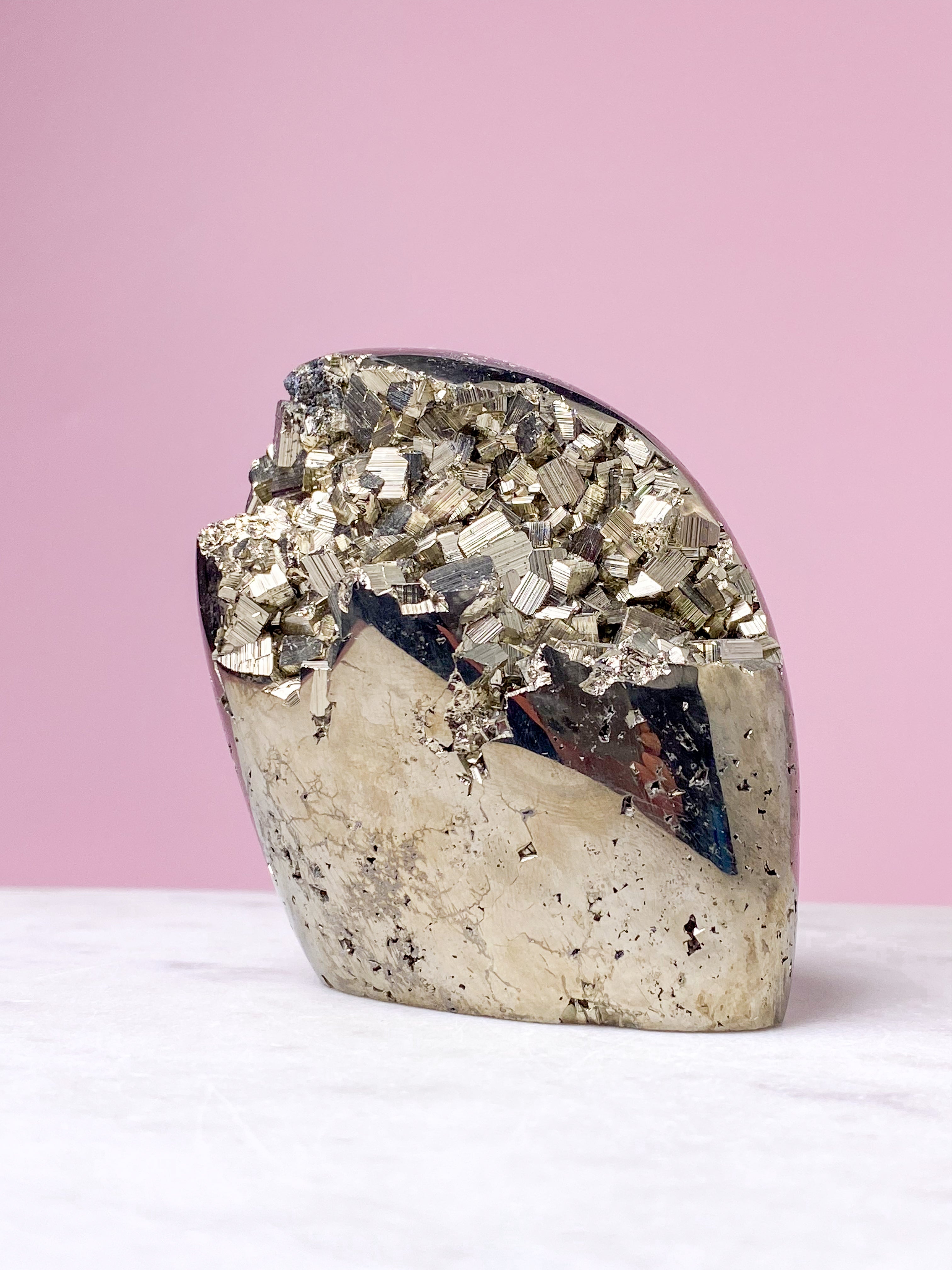 Druzy Pyrit Freeform (Nr. 1)